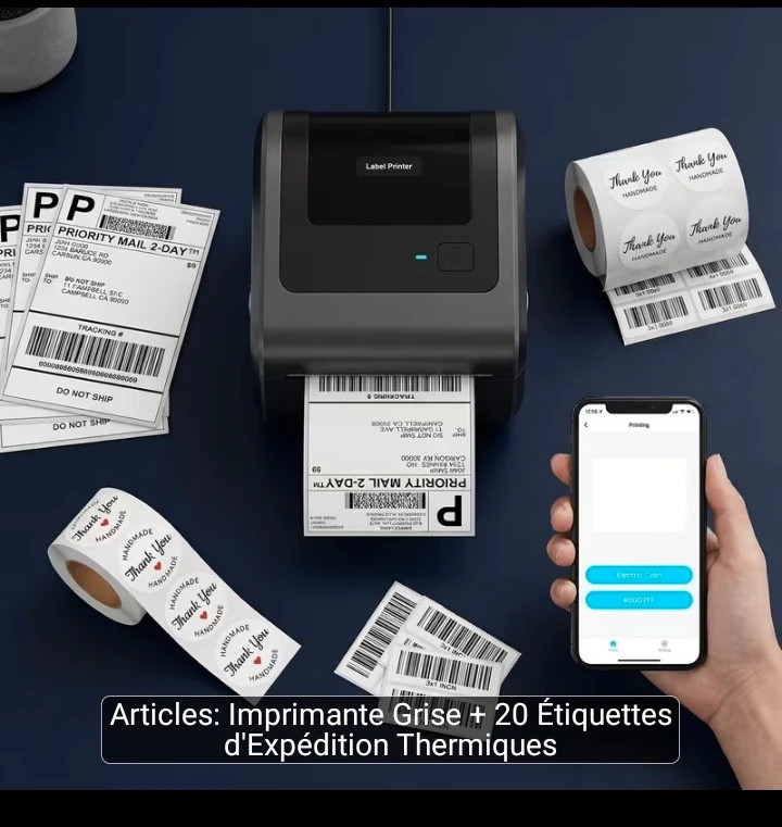 Thermo Drucker, neu mit Original Verpackung – label printer 2