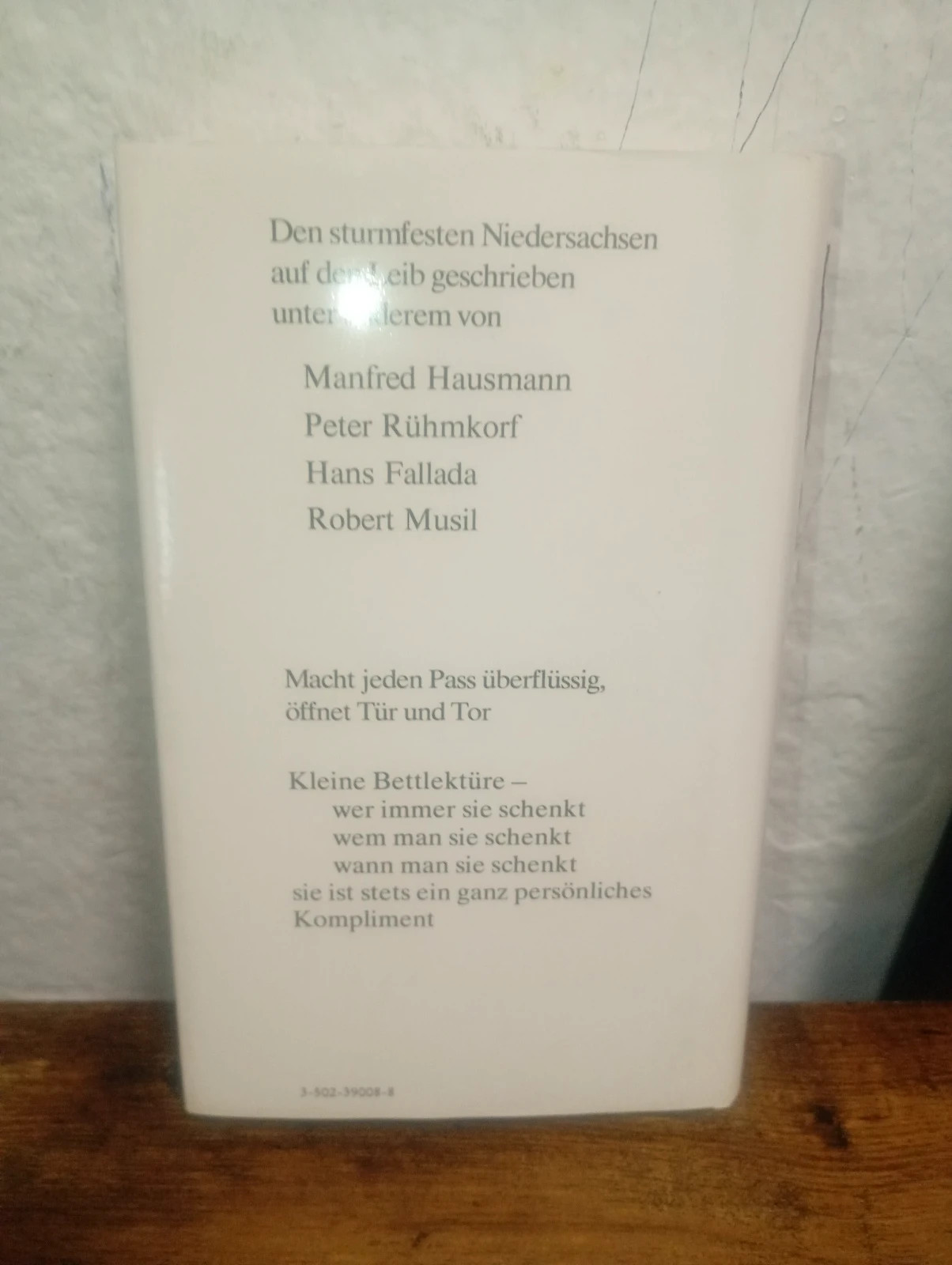 Kleine Bettlektüre für sturmfeste Niedersachsen 2