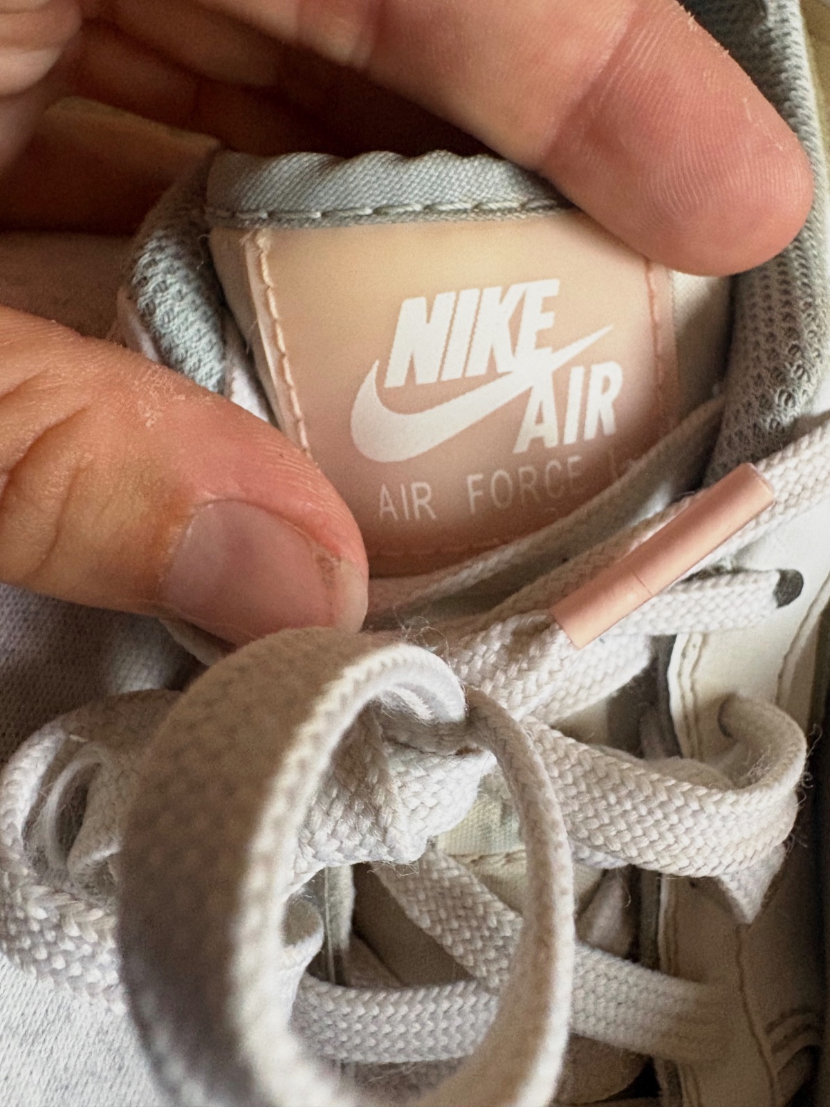 Nike air femme taille 36,5 blanche rose et bleu – Nike – taille EU 36 4