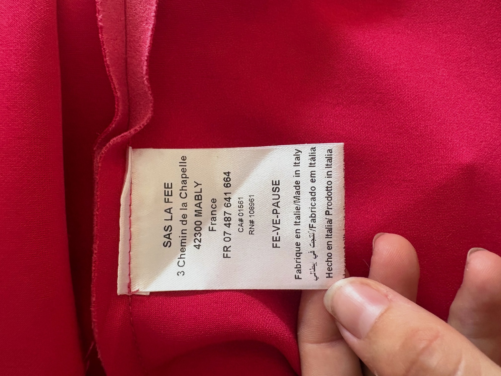 Petite veste rose la fée marabout taille 38  – La fée marabout – taille M 4