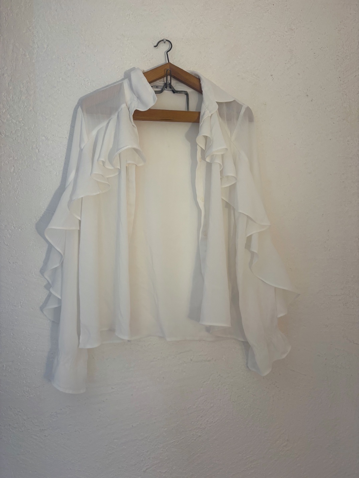 Chemisier blanc Zara taille L 