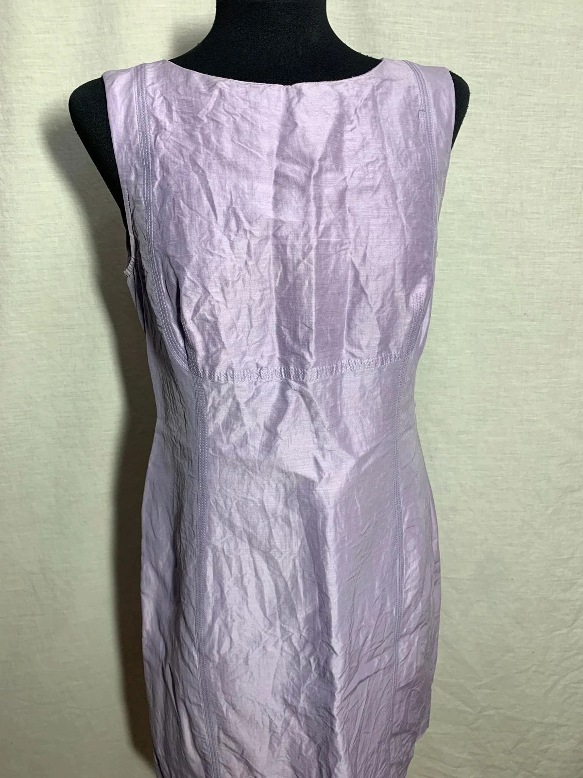 Vestido corto lila sin mangas | Lilac sleeveless dress | Purificación García – Purificación García – taille XL / 42 / 14 3