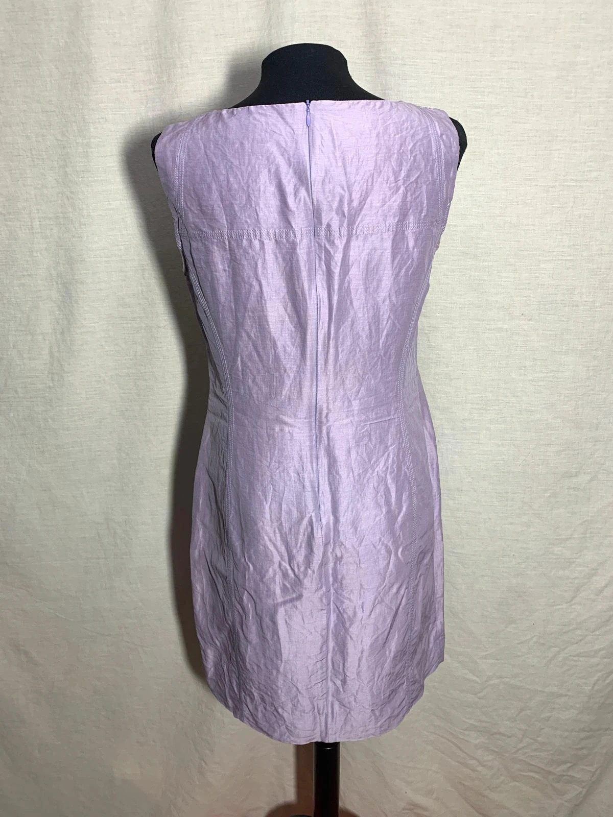 Vestido corto lila sin mangas | Lilac sleeveless dress | Purificación García – Purificación García – taille XL / 42 / 14 2