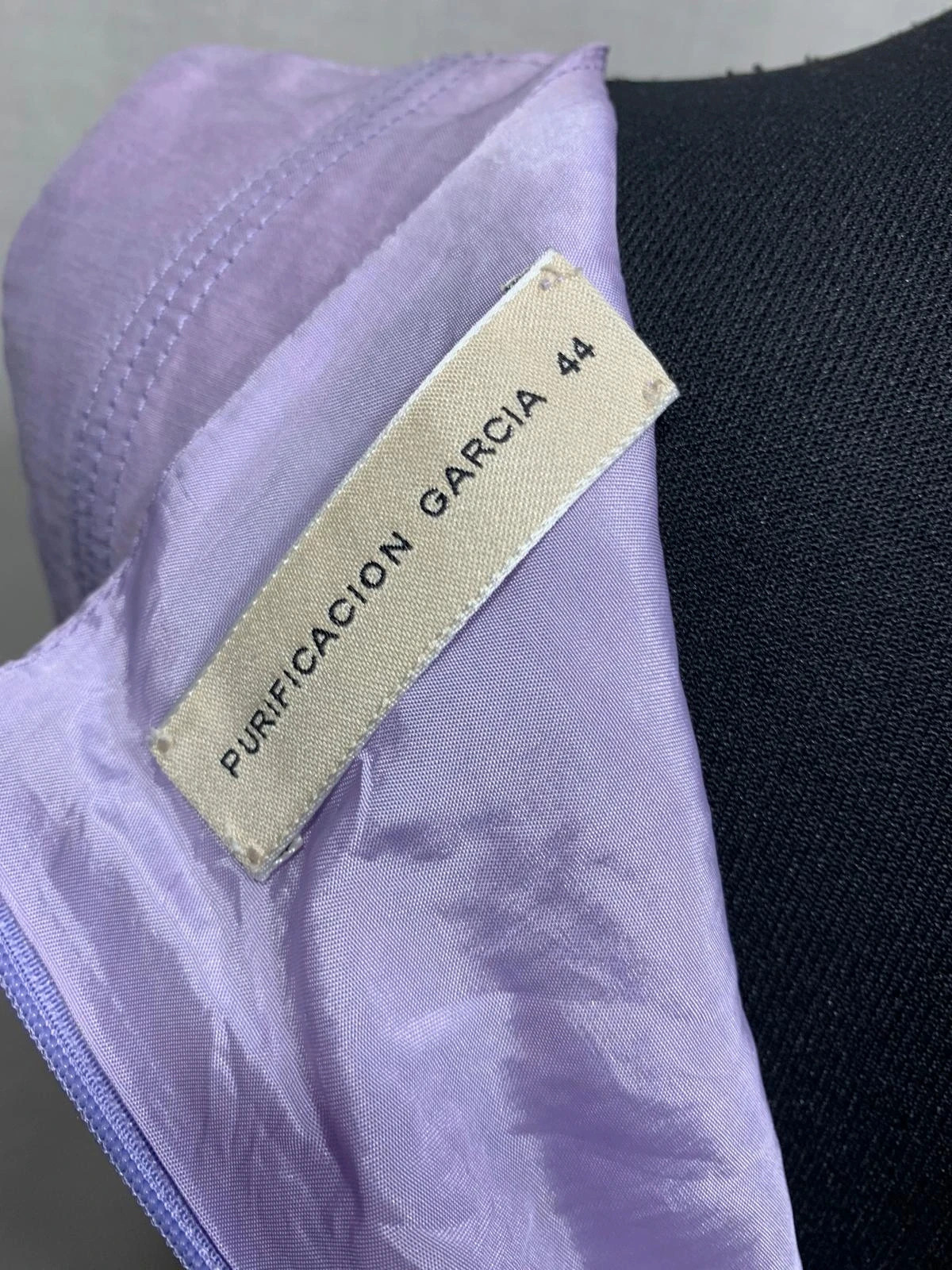 Vestido corto lila sin mangas | Lilac sleeveless dress | Purificación García – Purificación García – taille XL / 42 / 14 5