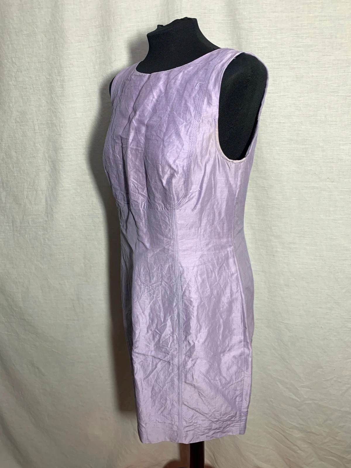 Vestido corto lila sin mangas | Lilac sleeveless dress | Purificación García – Purificación García – taille XL / 42 / 14 4