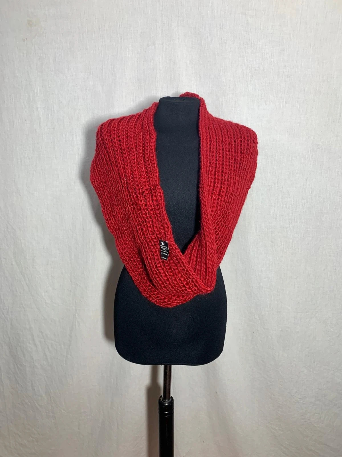 Cuello de punto / Bufanda infinita roja | Red knit snood / infinity scarf – Accessorize 2