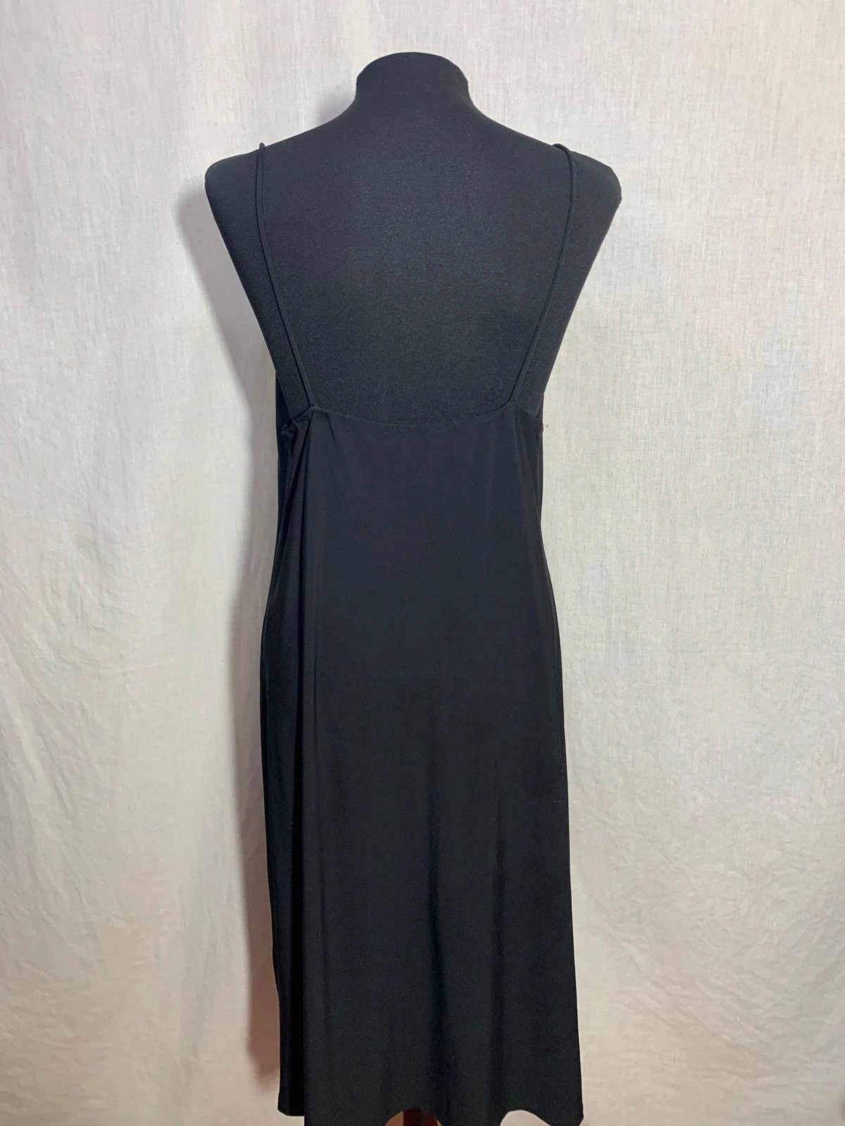 Vestido midi negro de tirantes | Black slip dress | Zara – Zara – taille M / 38 / 10 2
