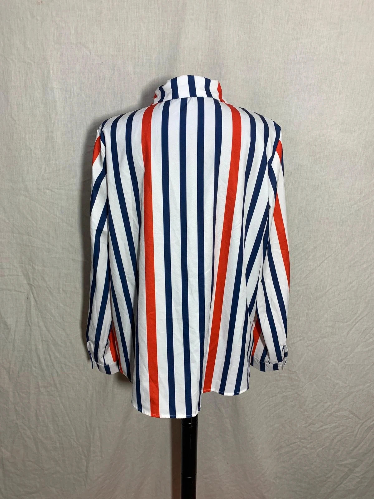 Camisa a rayas de manga larga | Long sleeve striped shirt – Vintage Dressing – taille XL / 42 / 14 2