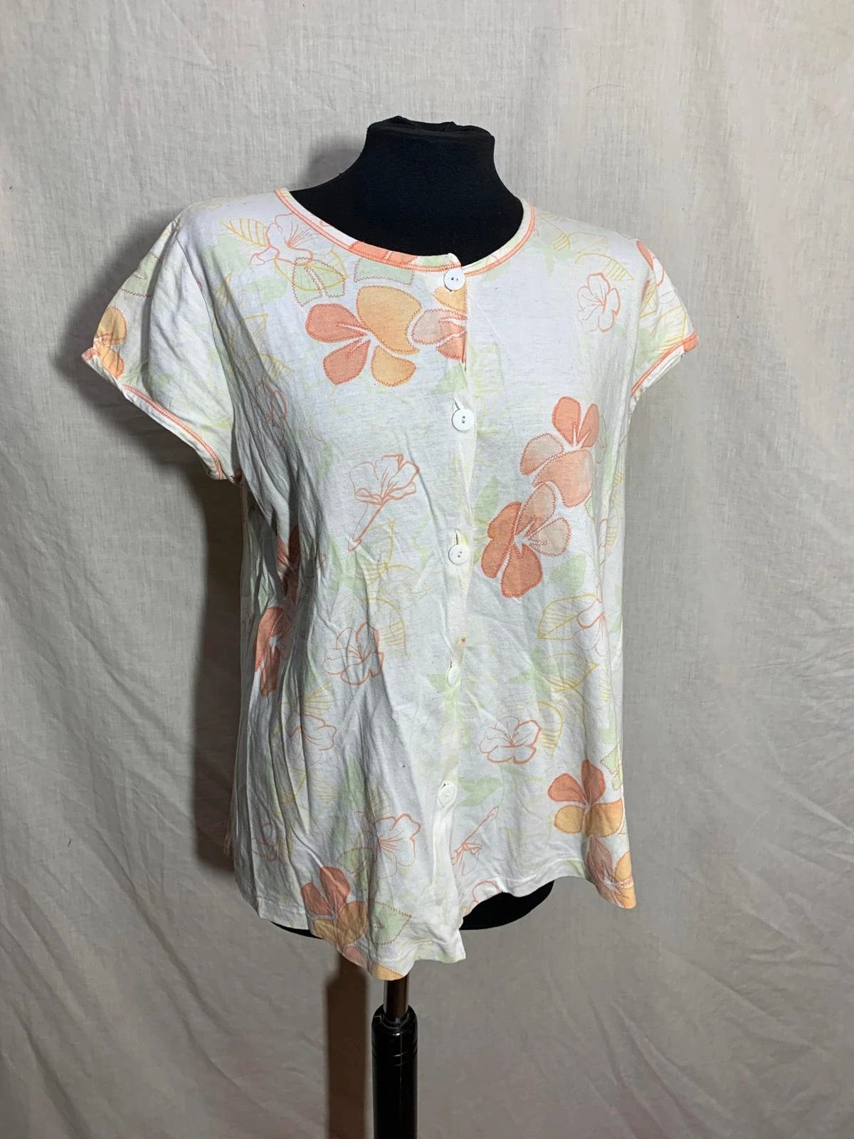 Camisa de pijama floral | Floral pajama shirt | Vania – VANIA – taille M / 38 / 10 3
