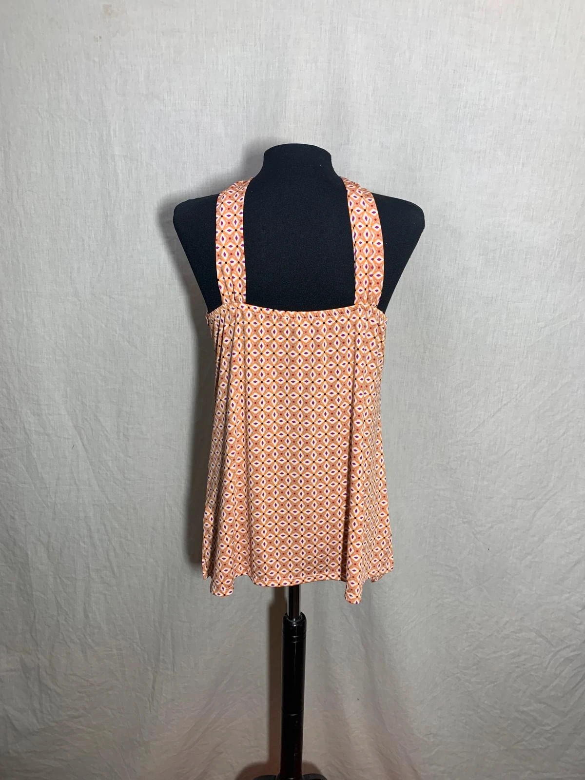 Top estampado con escote cruzado | Geometric printed halter top | Encuentro – Encuentro – taille M / 38 / 10 2