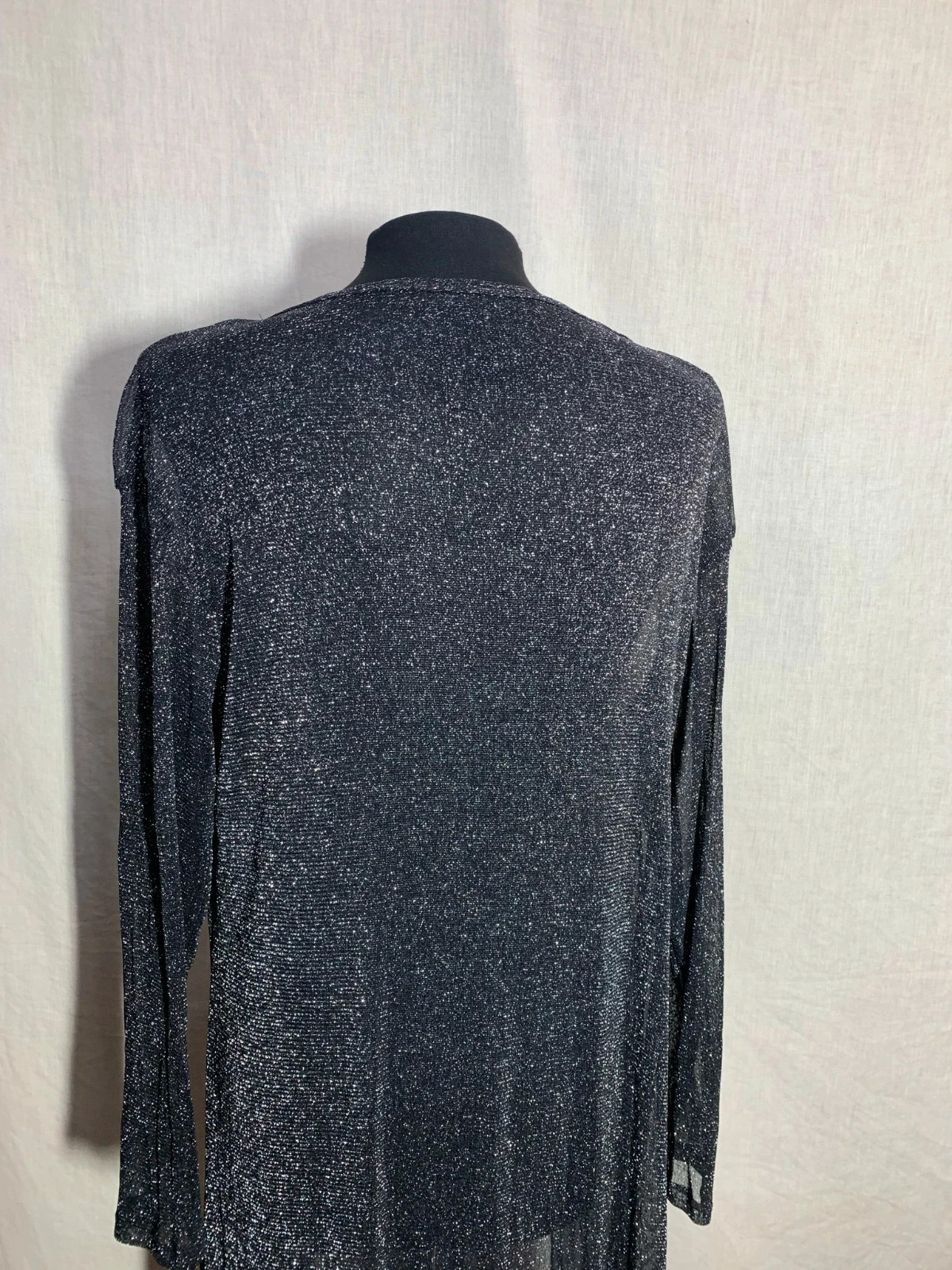 Vestido largo gris oscuro de manga larga | Dark grey long sleeve maxi dress | Shein Curve – Shein Curve – taille Taille unique 5