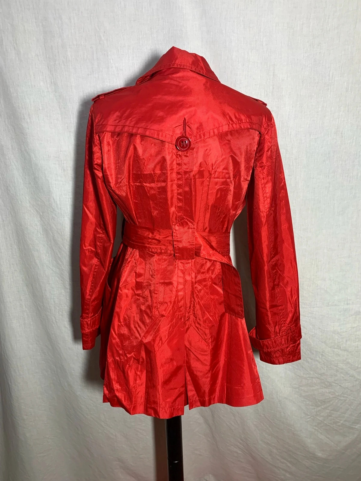 Gabardina corta retro roja | Red short retro trench coat | Hashun – Hashun – taille XL / 42 / 14 2