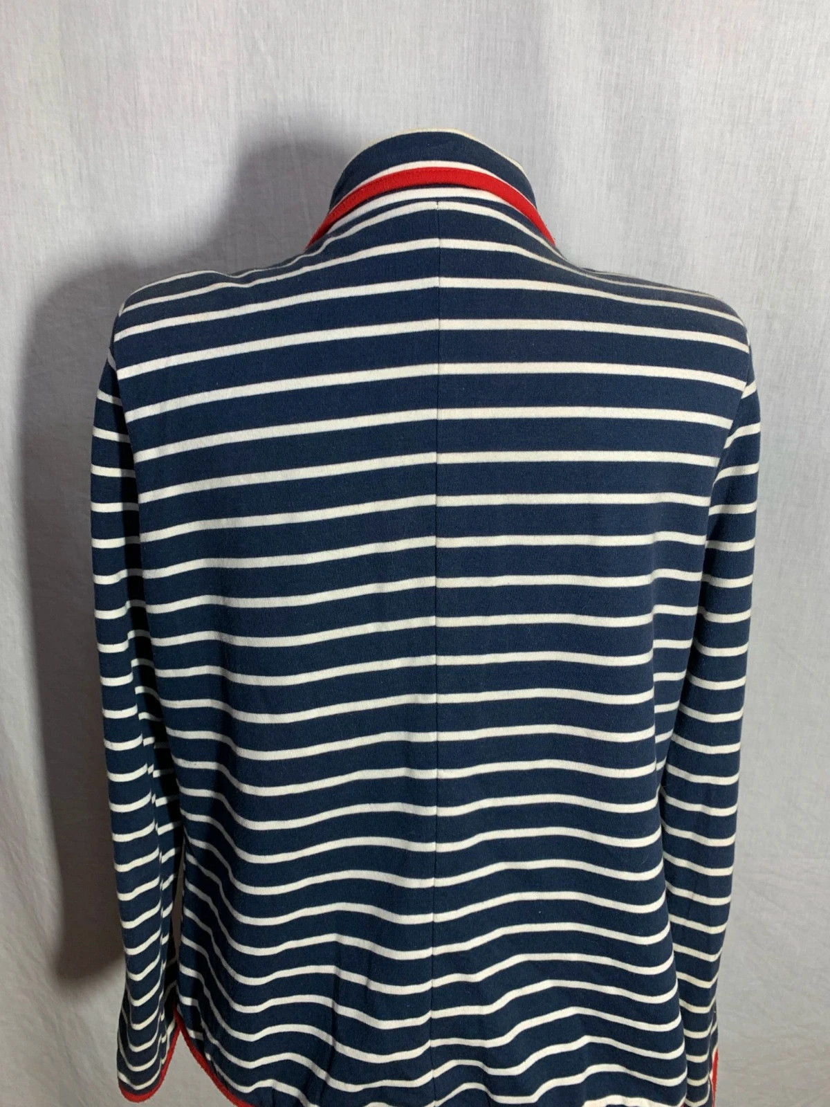 Chaqueta marinera de rayas azul y blanca | Navy Blue and white striped jacket | Riverside – Riverside – taille L / 40 / 12 5