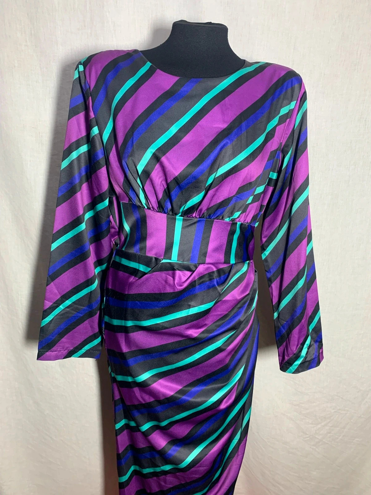 Vestido largo de fiesta morado | Purple party maxi dress | Sazalaxa – Sazalaxa – taille Taille unique 3