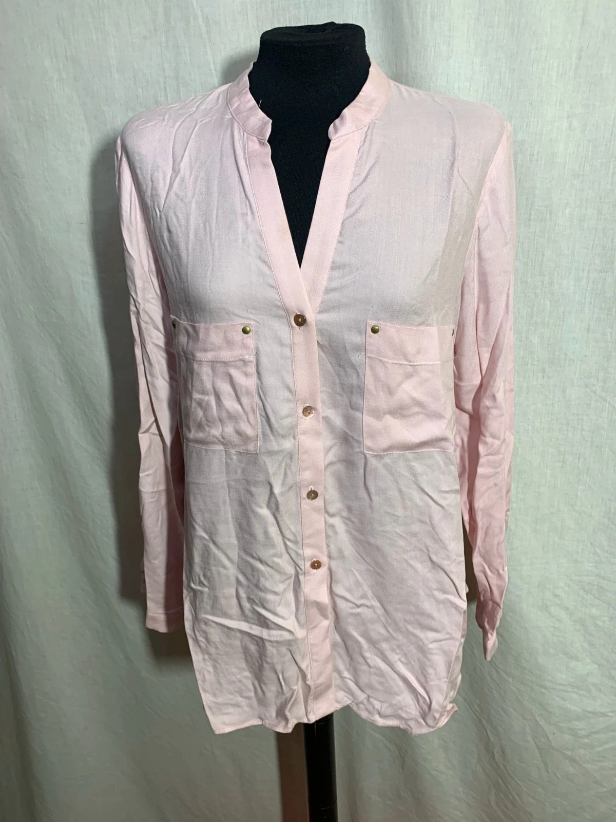 Camisa Rosa Pastel de Manga Larga | Pastel Pink Long Sleeve Shirt | Junco y Arena – Junco y Arena – taille XL / 42 / 14 3