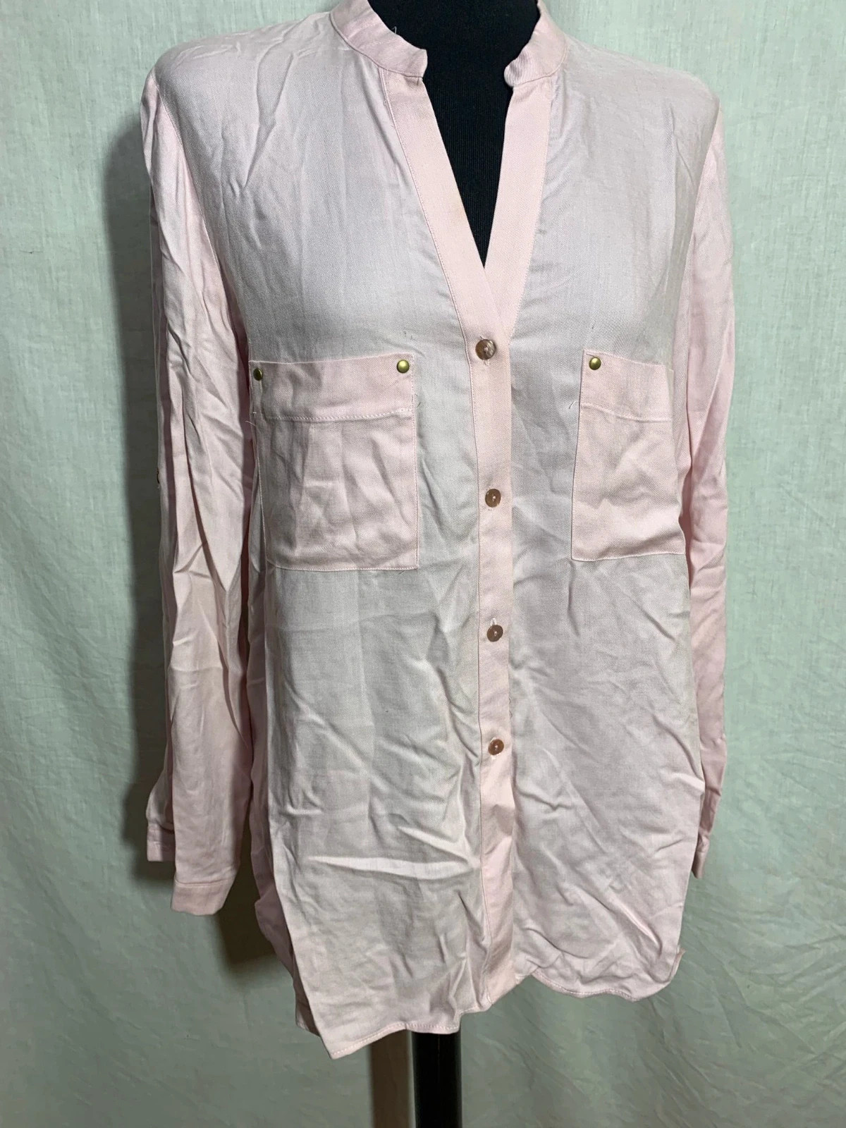 Camisa Rosa Pastel de Manga Larga | Pastel Pink Long Sleeve Shirt | Junco y Arena – Junco y Arena – taille XL / 42 / 14 4
