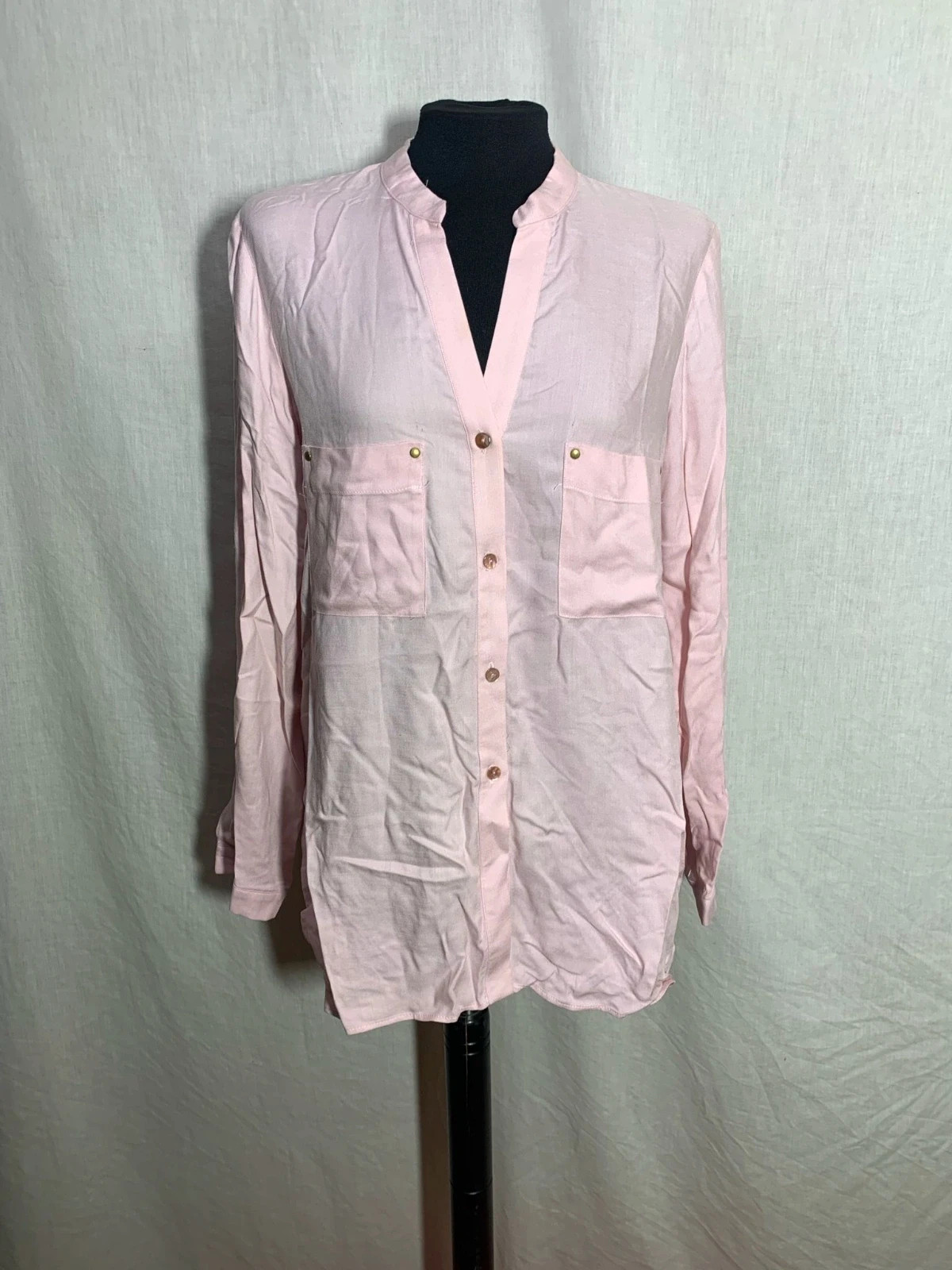 Camisa Rosa Pastel de Manga Larga | Pastel Pink Long Sleeve Shirt | Junco y Arena