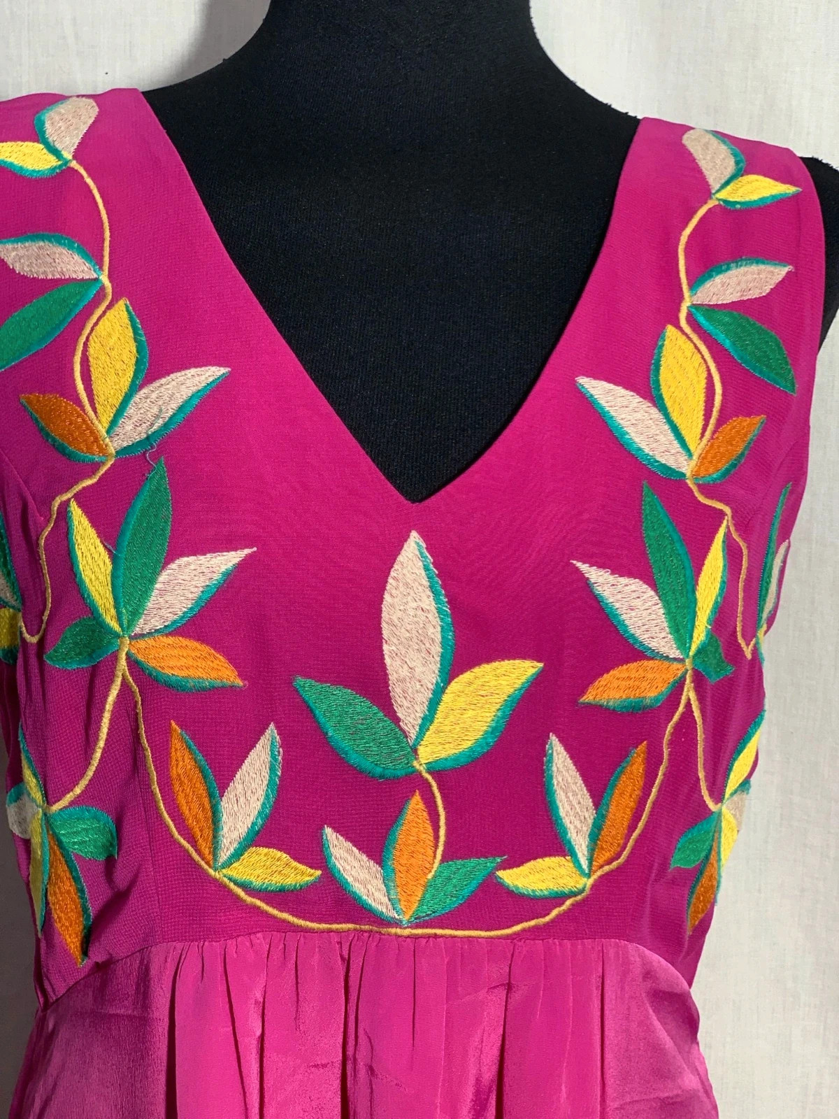 Vestido Fiesta largo rosa sin mangas | Pink sleeveless maxi Party Dress | Riverside – Riverside – taille XL / 42 / 14 5
