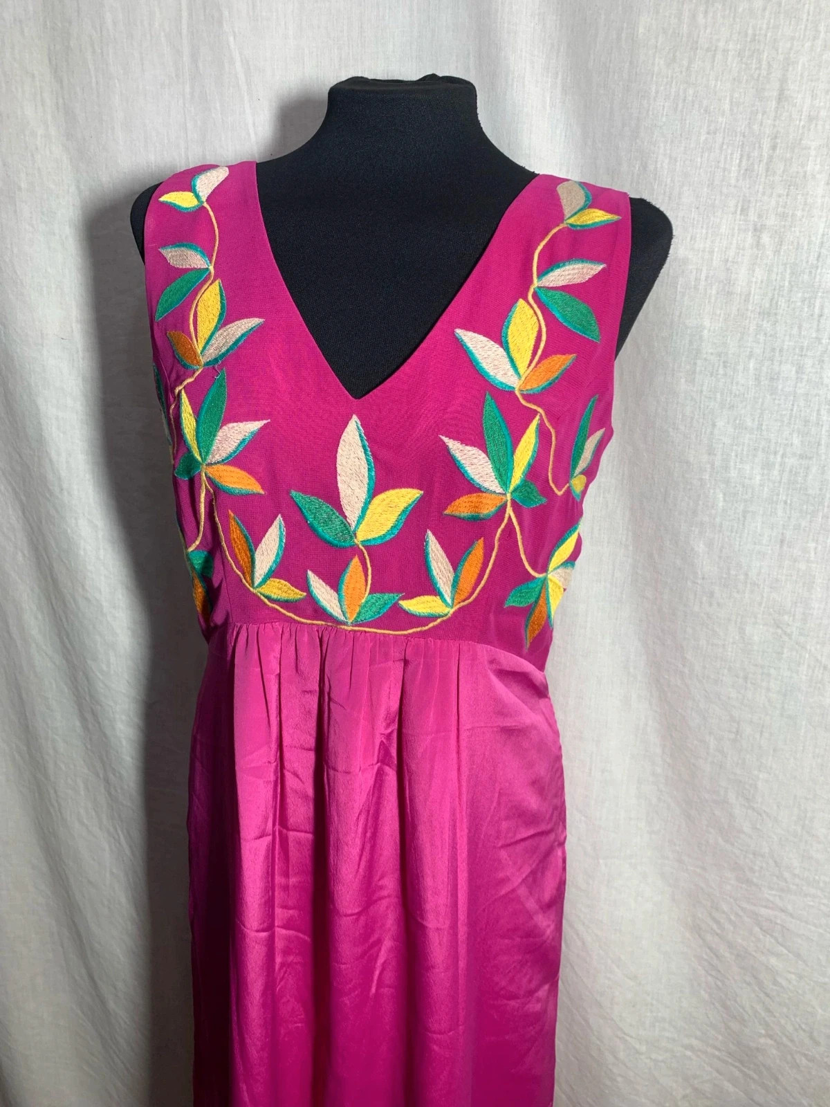 Vestido Fiesta largo rosa sin mangas | Pink sleeveless maxi Party Dress | Riverside – Riverside – taille XL / 42 / 14 4