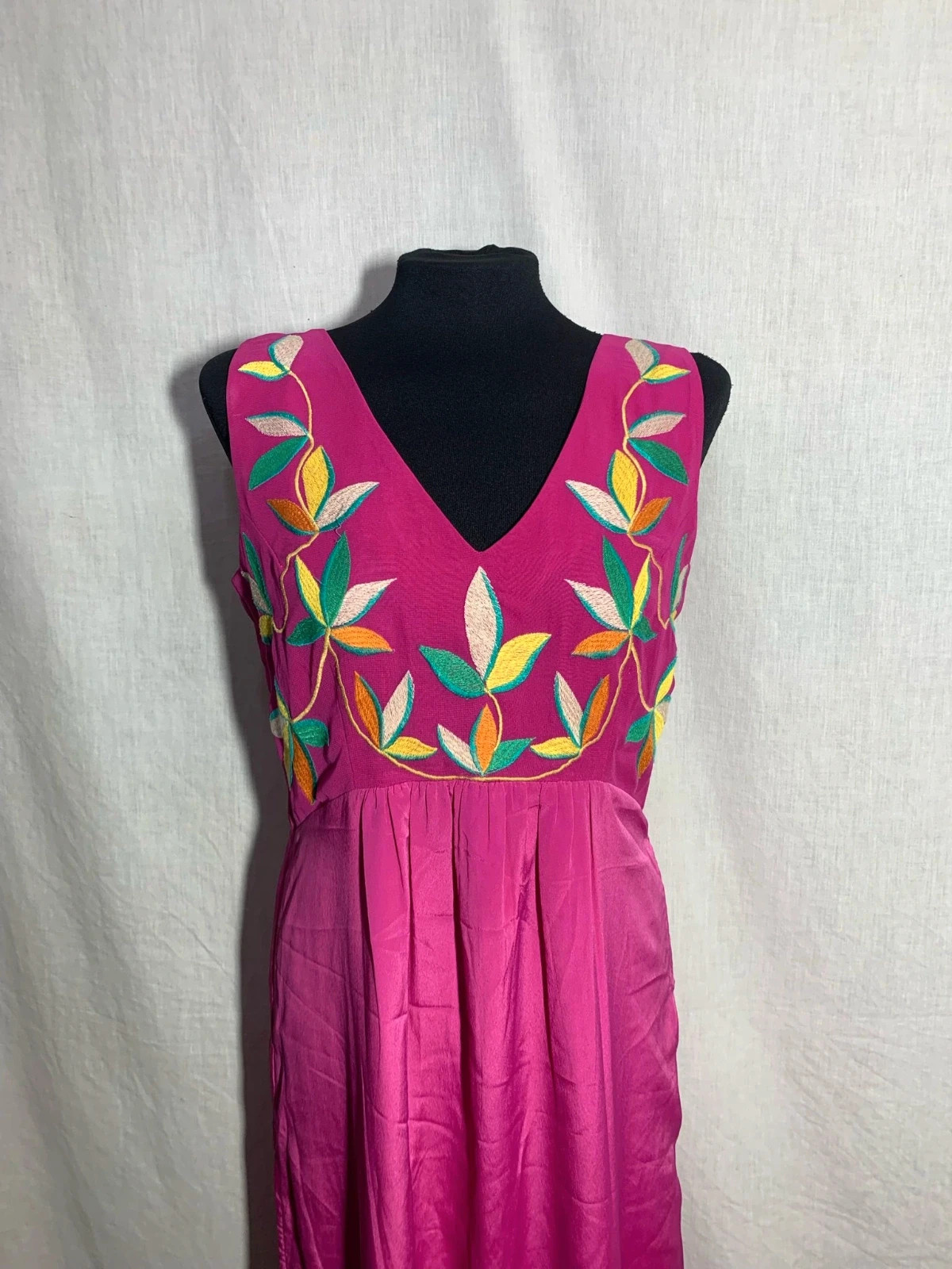Vestido Fiesta largo rosa sin mangas | Pink sleeveless maxi Party Dress | Riverside – Riverside – taille XL / 42 / 14 3