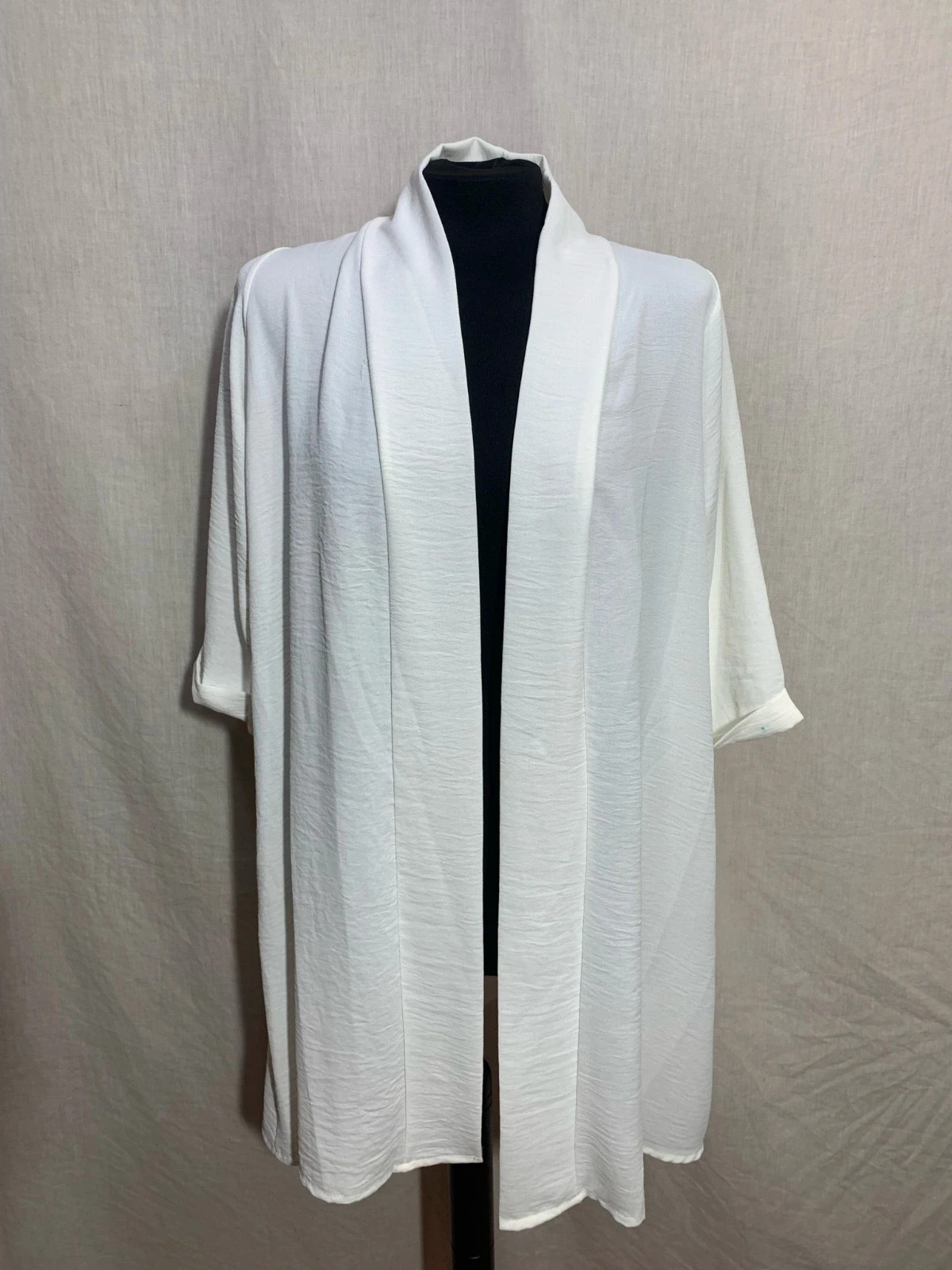 Chaqueta blanca ligera abierta | White light open jacket – New Collection – taille Taille unique 3