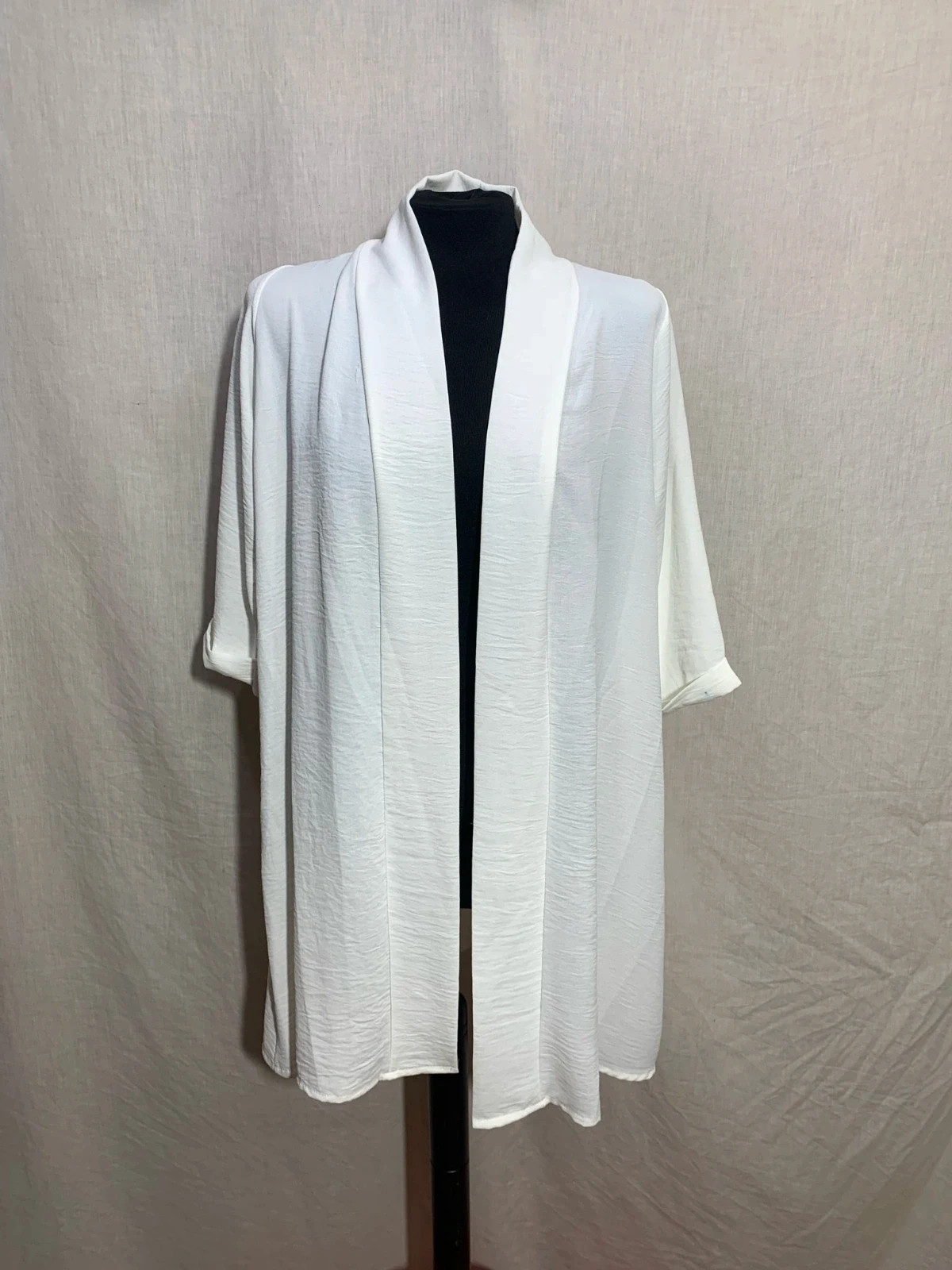 Chaqueta blanca ligera abierta | White light open jacket – New Collection – taille Taille unique