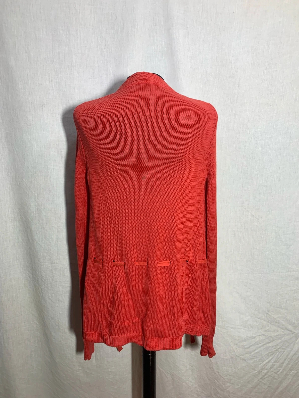 Chaqueta de Punto Calado Roja | Red Open Knit Cardigan | Massimo Dutti – Massimo Dutti – taille L / 40 / 12 2