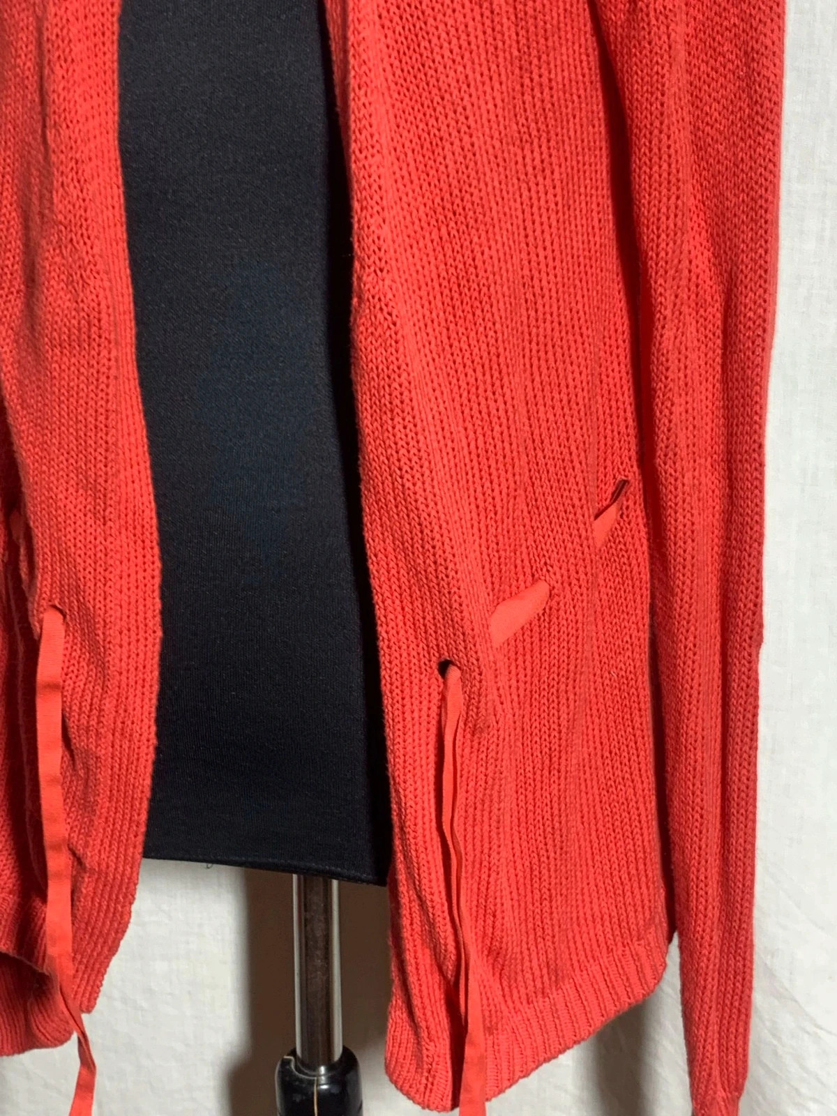 Chaqueta de Punto Calado Roja | Red Open Knit Cardigan | Massimo Dutti – Massimo Dutti – taille L / 40 / 12 5