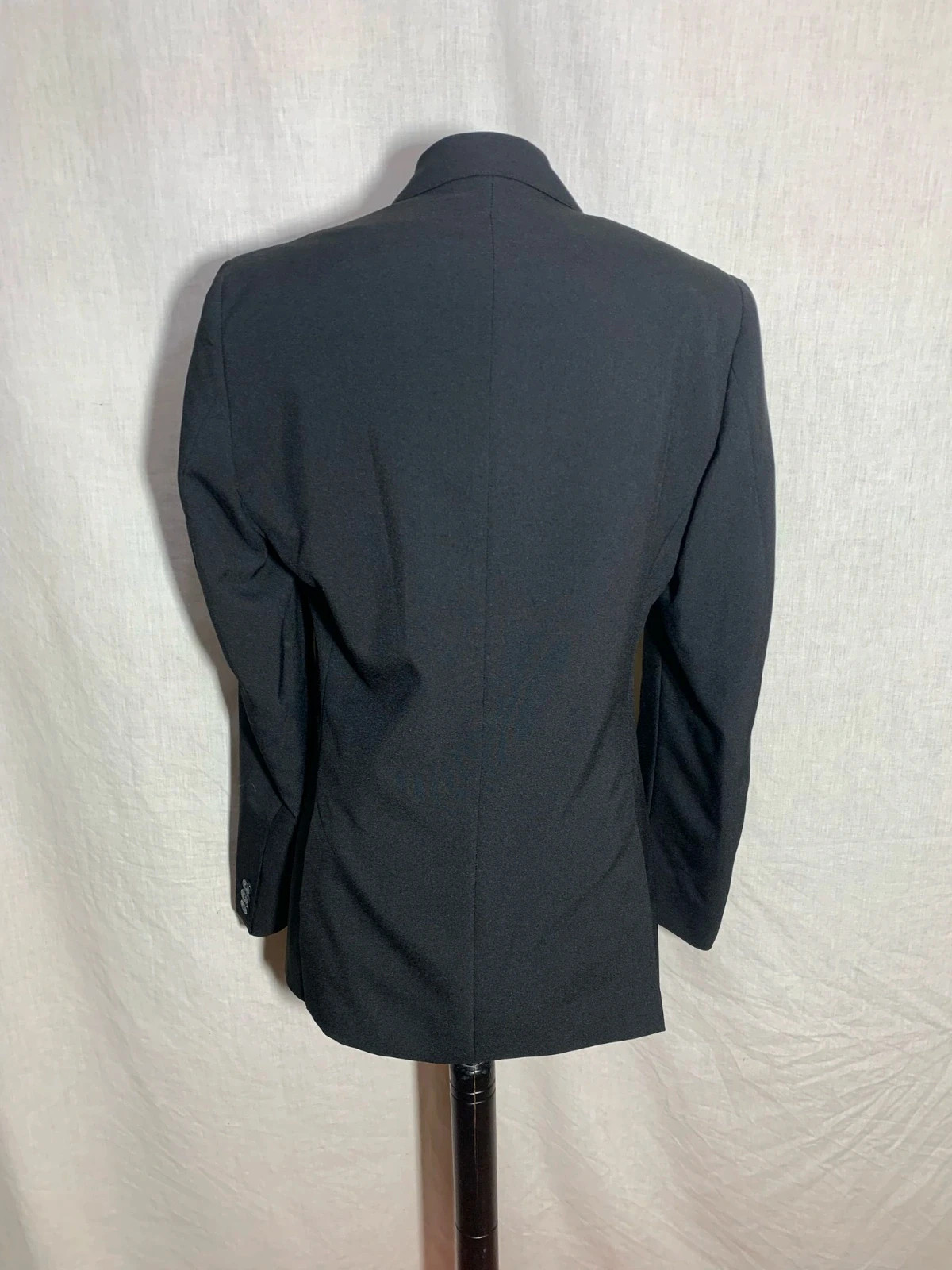 Chaqueta americana de hombre negra | Men black blazer | Reflejo – Vintage Dressing – taille 44 2