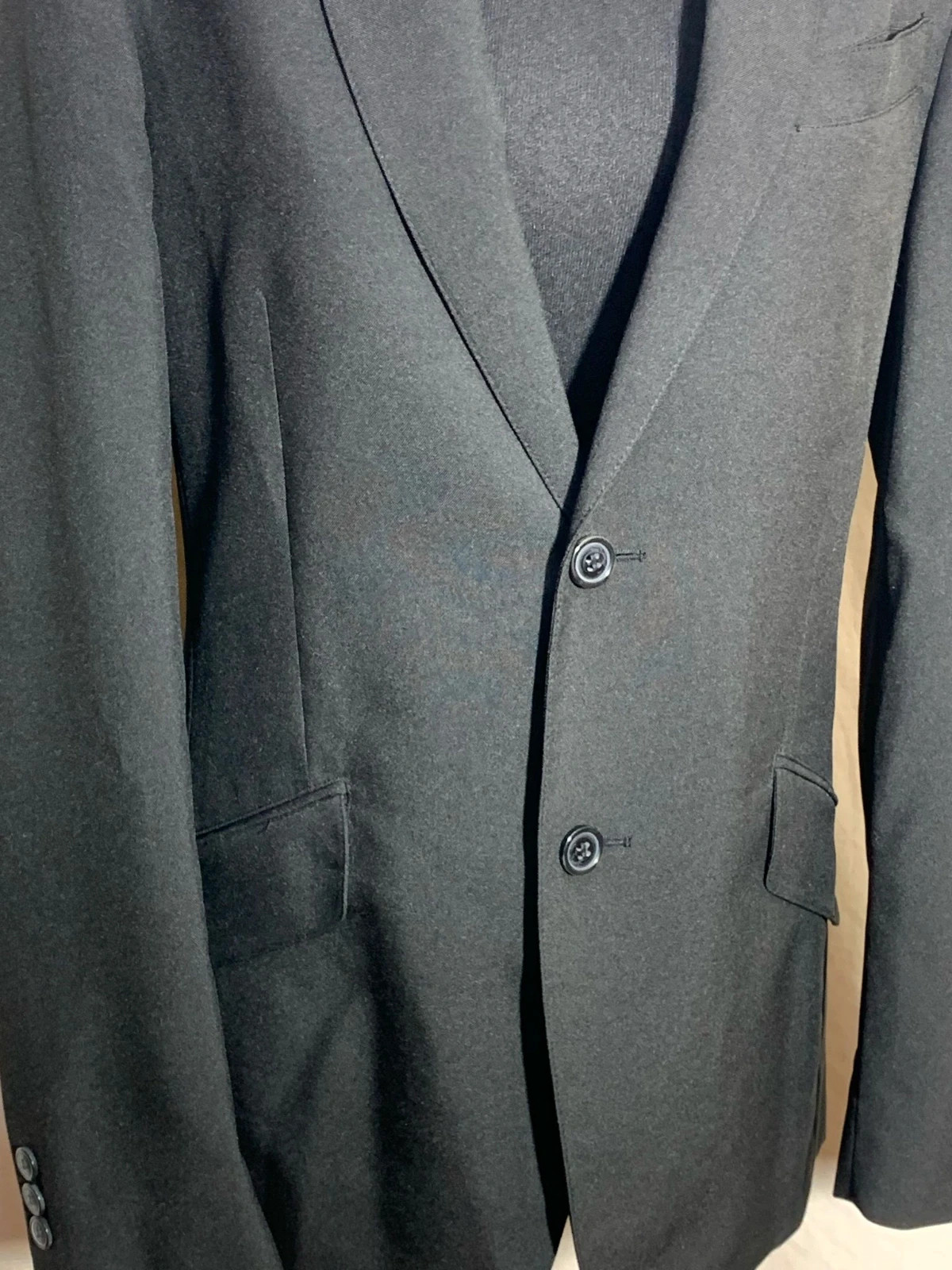 Chaqueta americana de hombre negra | Men black blazer | Reflejo – Vintage Dressing – taille 44 5
