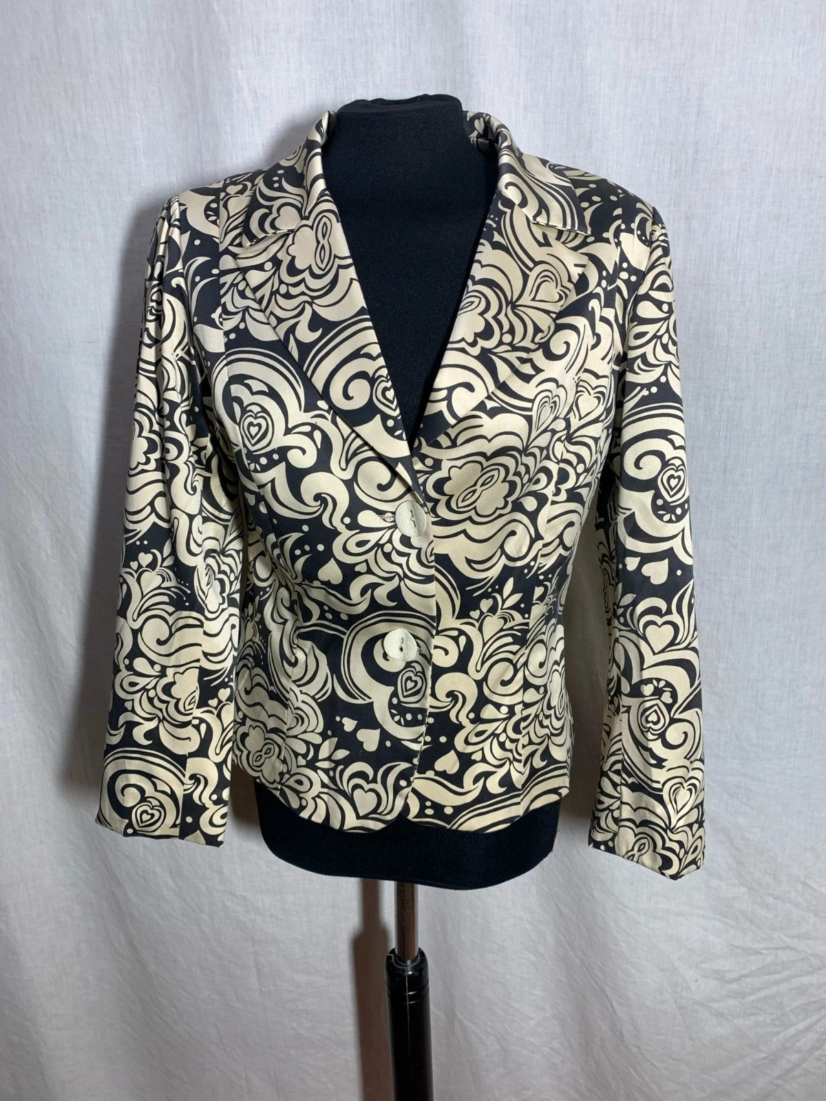 Chaqueta Americana Estampado Vichy | Gingham Blazer | Arych – Vintage Dressing – taille XL / 42 / 14 3