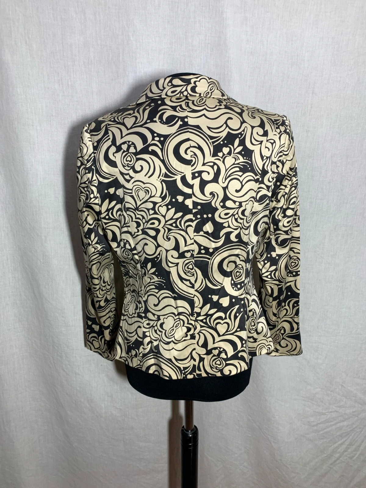 Chaqueta Americana Estampado Vichy | Gingham Blazer | Arych – Vintage Dressing – taille XL / 42 / 14 2