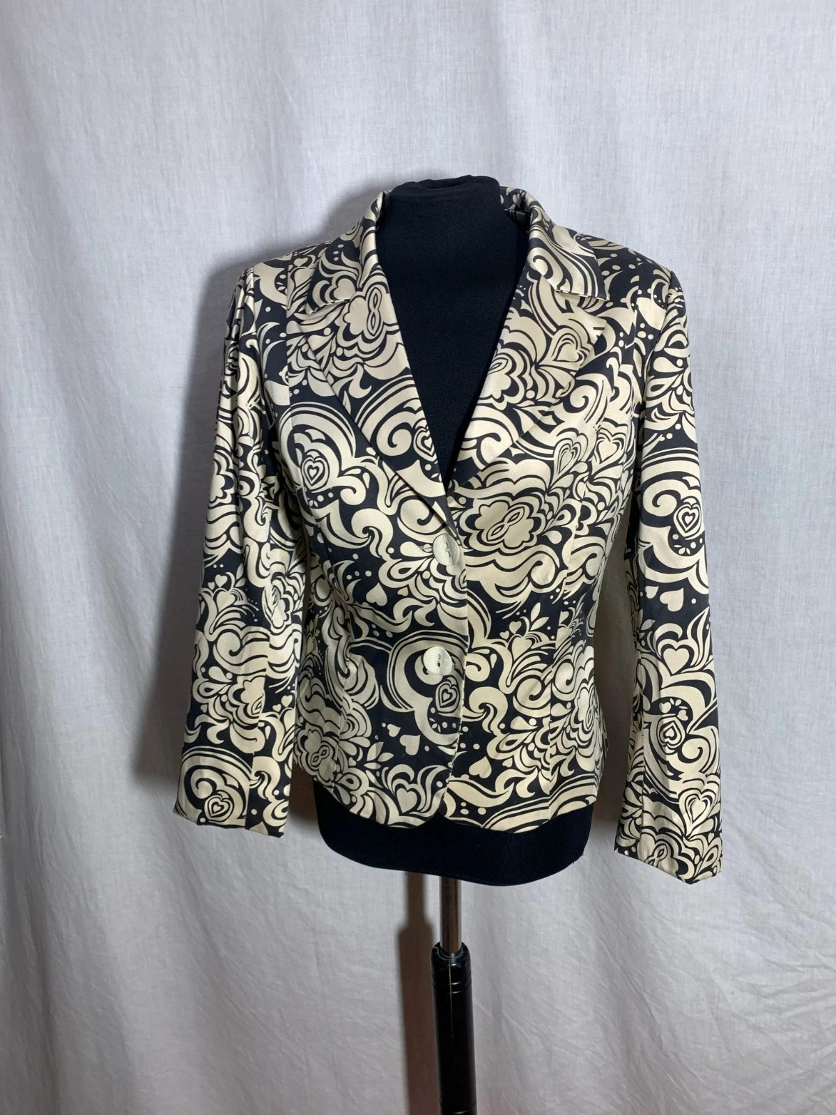 Chaqueta Americana Estampado Vichy | Gingham Blazer | Arych – Vintage Dressing – taille XL / 42 / 14