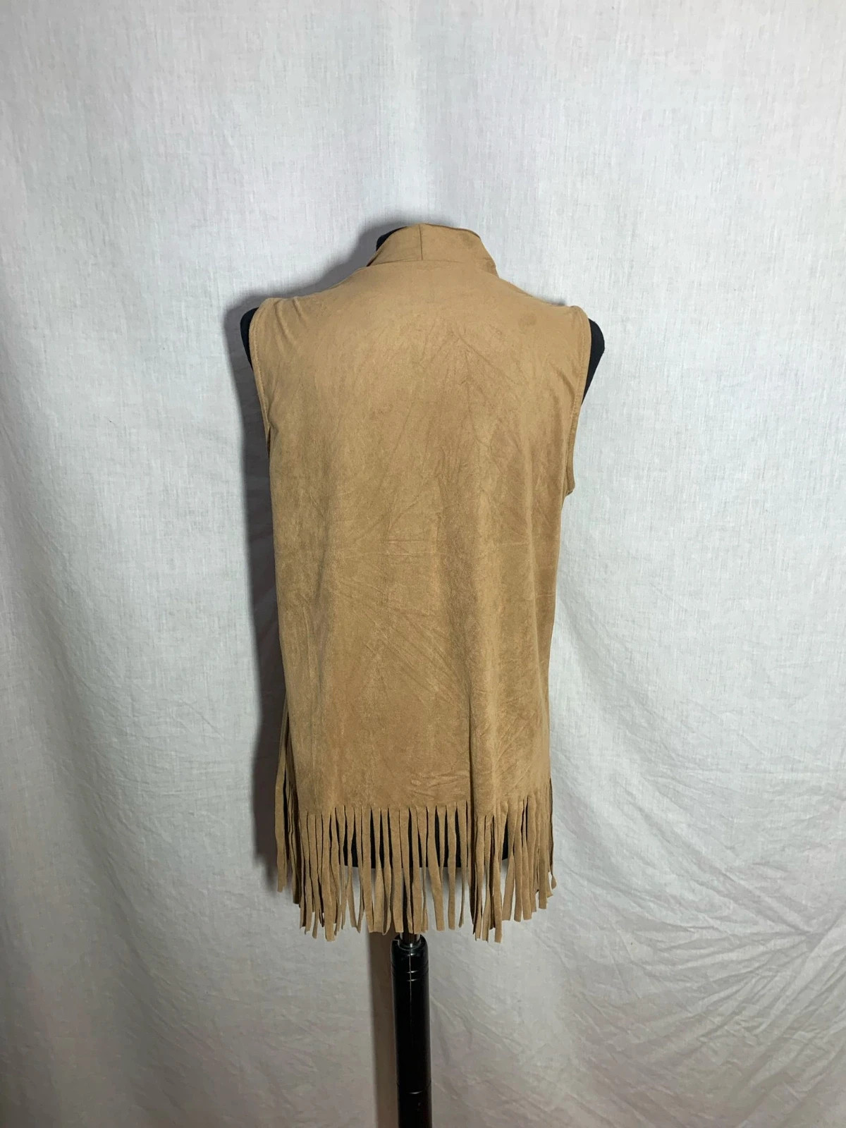 Chaleco Largo Camel | Camel Longline Vest – Vintage Dressing – taille Taille unique 2