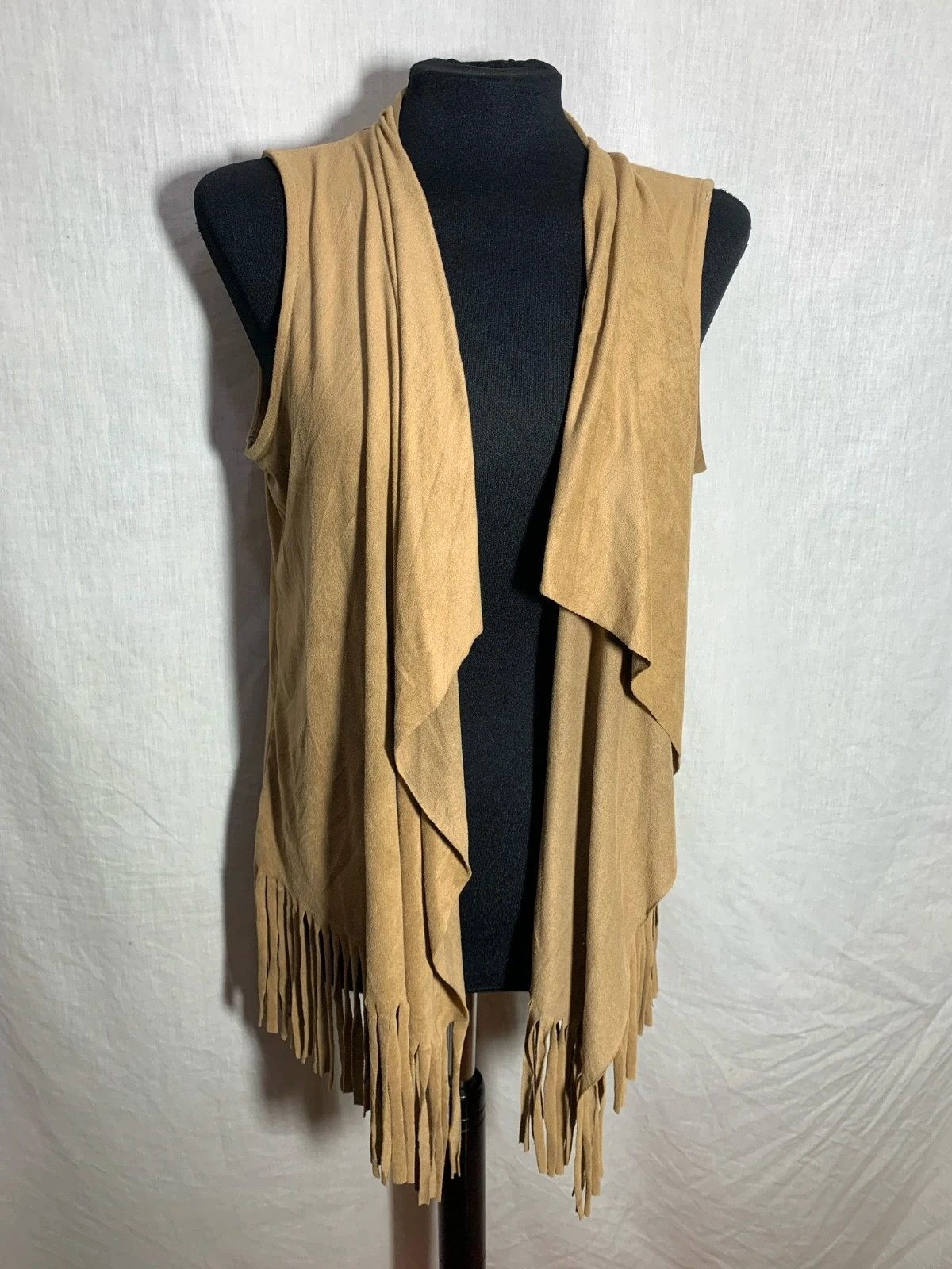 Chaleco Largo Camel | Camel Longline Vest – Vintage Dressing – taille Taille unique 3
