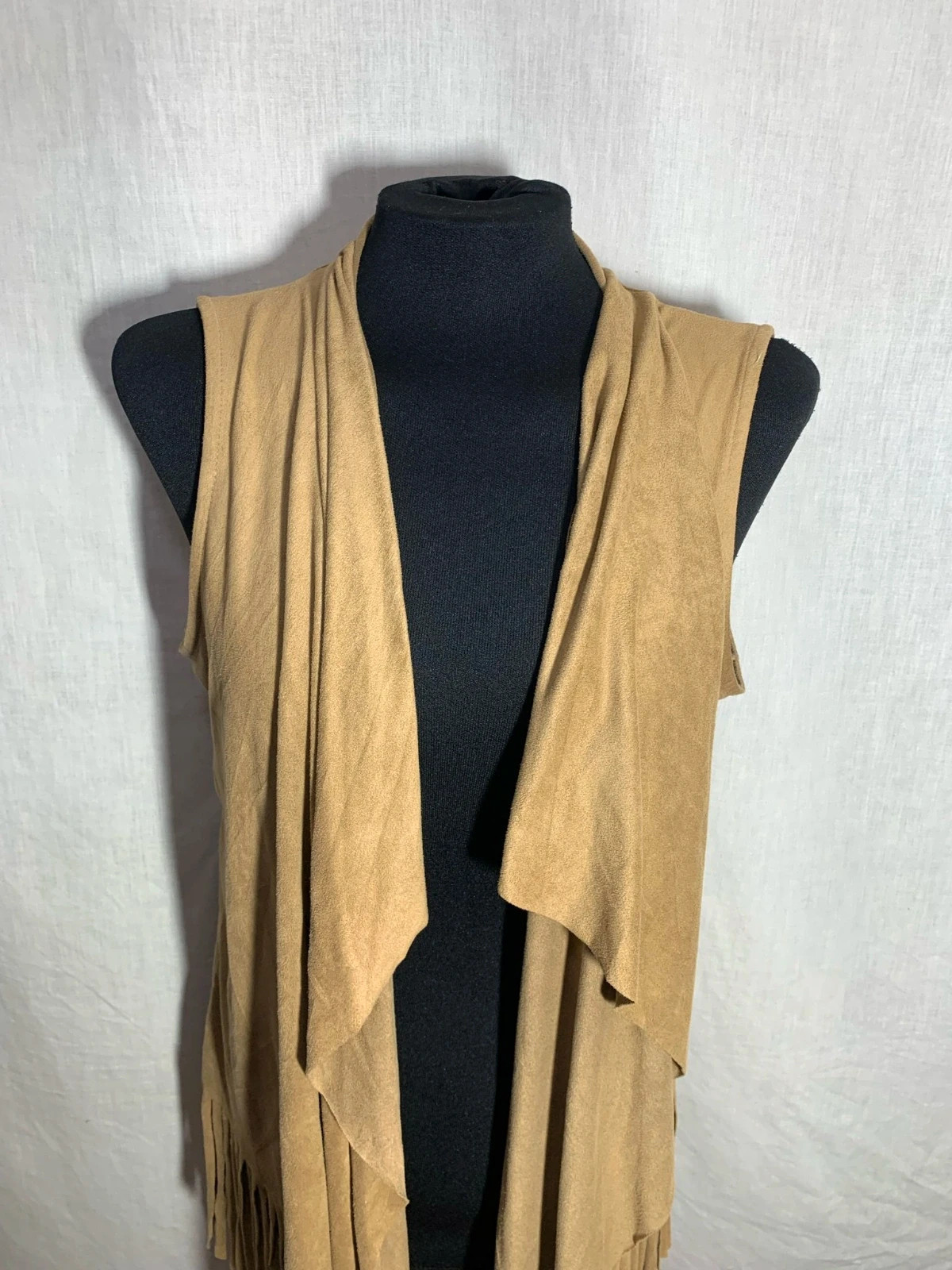 Chaleco Largo Camel | Camel Longline Vest – Vintage Dressing – taille Taille unique 4
