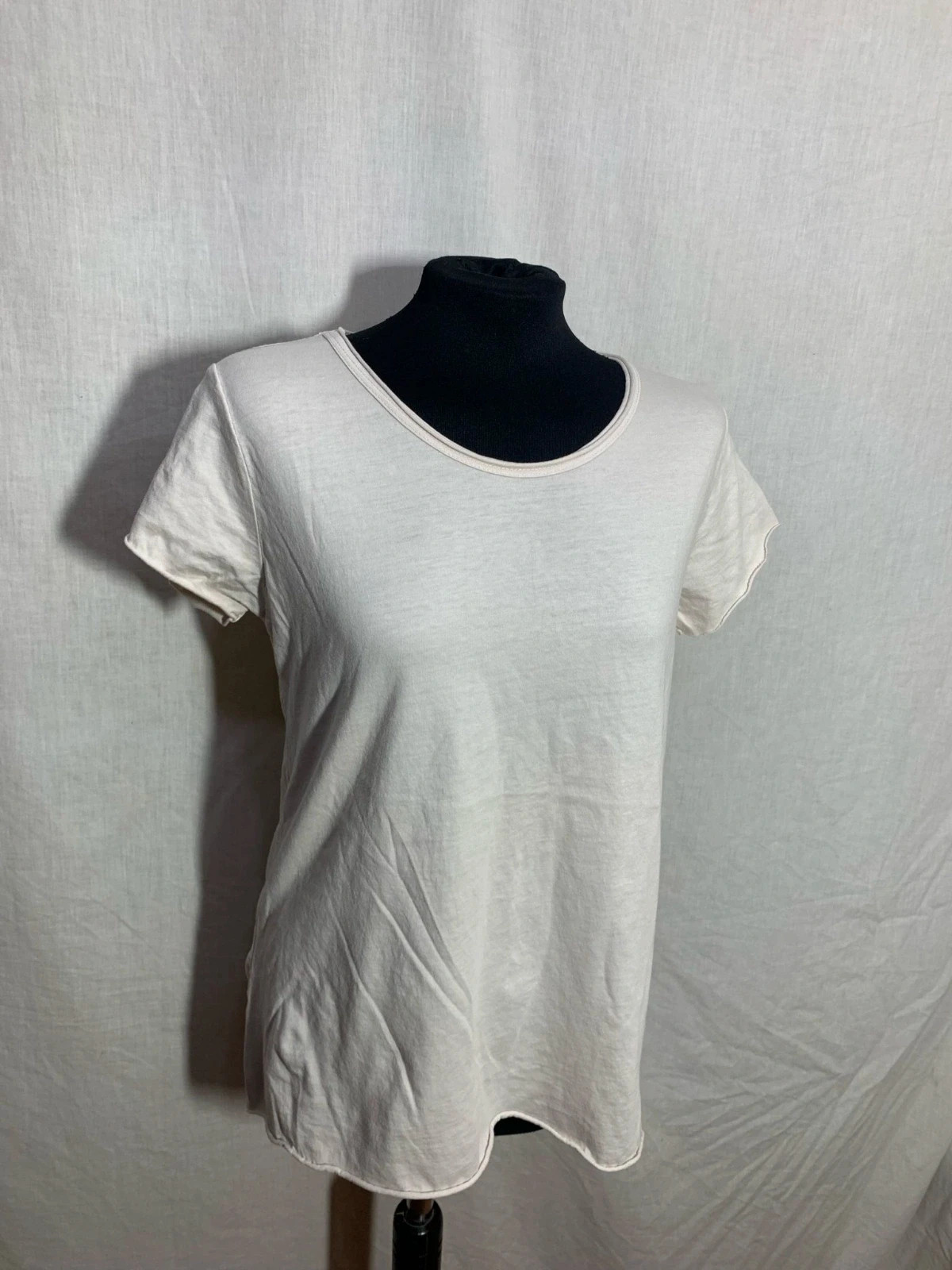 Camiseta Blanca Básica | Basic White T-shirt – Vintage Dressing – taille M / 38 / 10 3