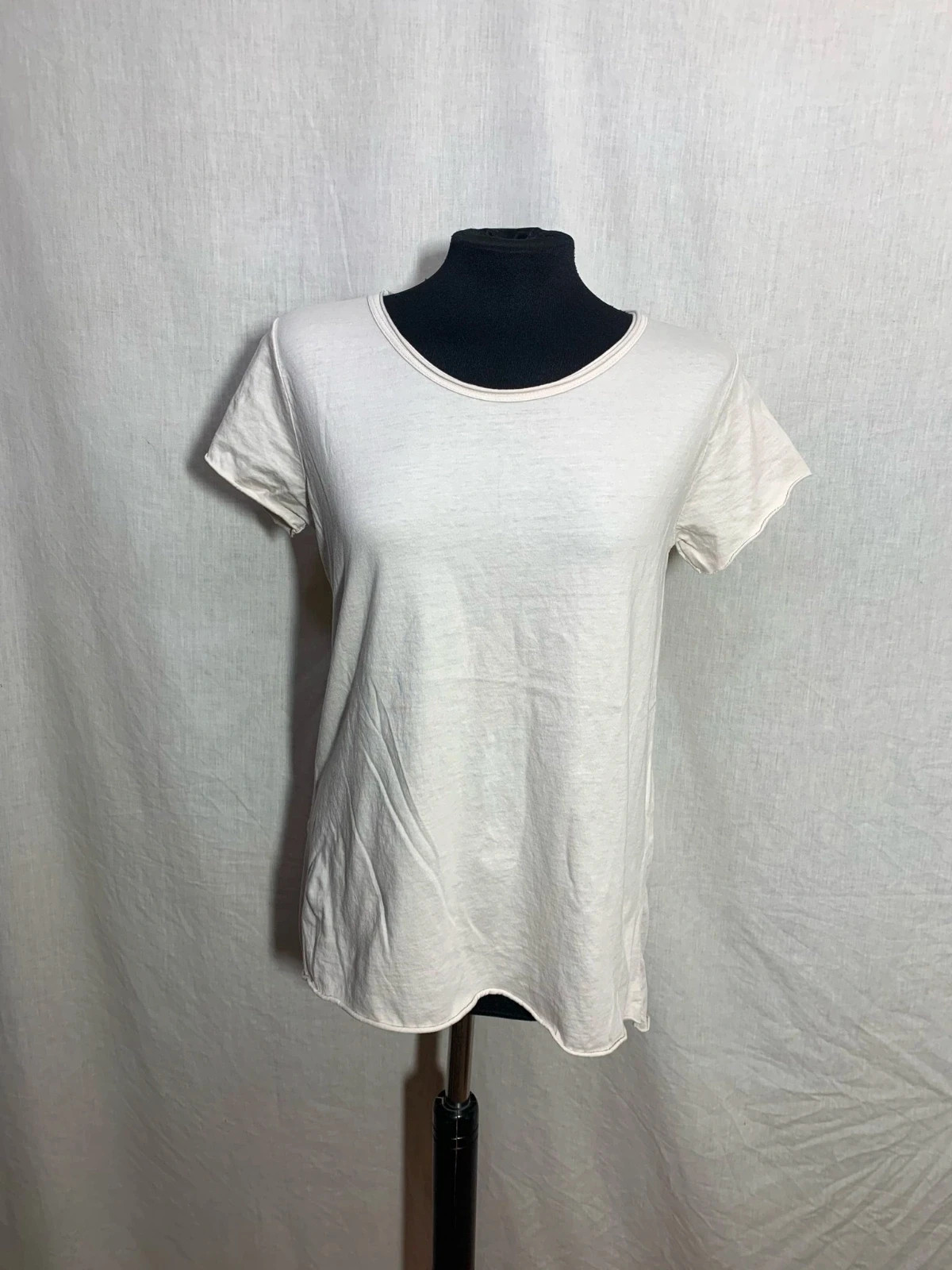 Camiseta Blanca Básica | Basic White T-shirt – Vintage Dressing – taille M / 38 / 10