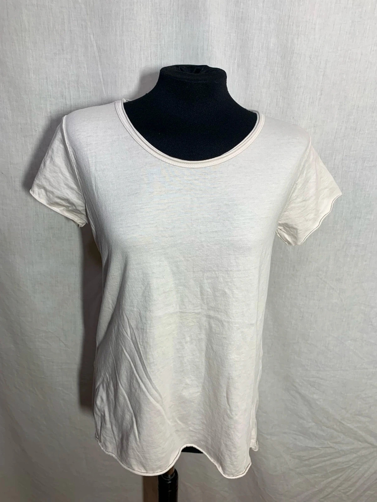 Camiseta Blanca Básica | Basic White T-shirt – Vintage Dressing – taille M / 38 / 10 4