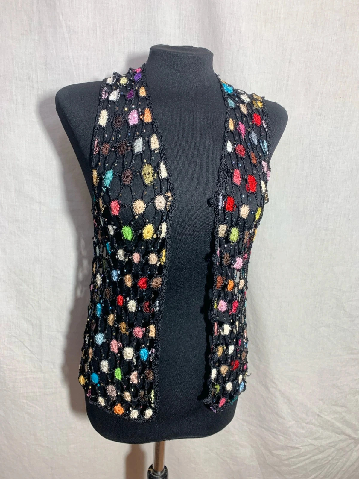 Chaleco Estilo Chaqueta sin Mangas | Sleeveless Jacket Style Vest – Vintage Dressing – taille Taille unique 3