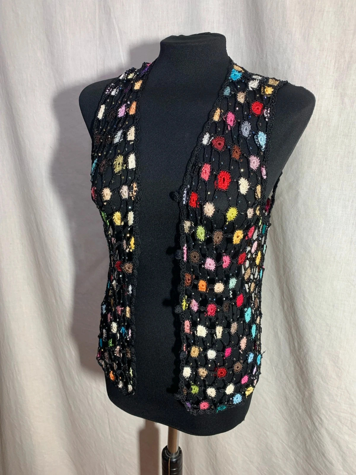Chaleco Estilo Chaqueta sin Mangas | Sleeveless Jacket Style Vest – Vintage Dressing – taille Taille unique 4