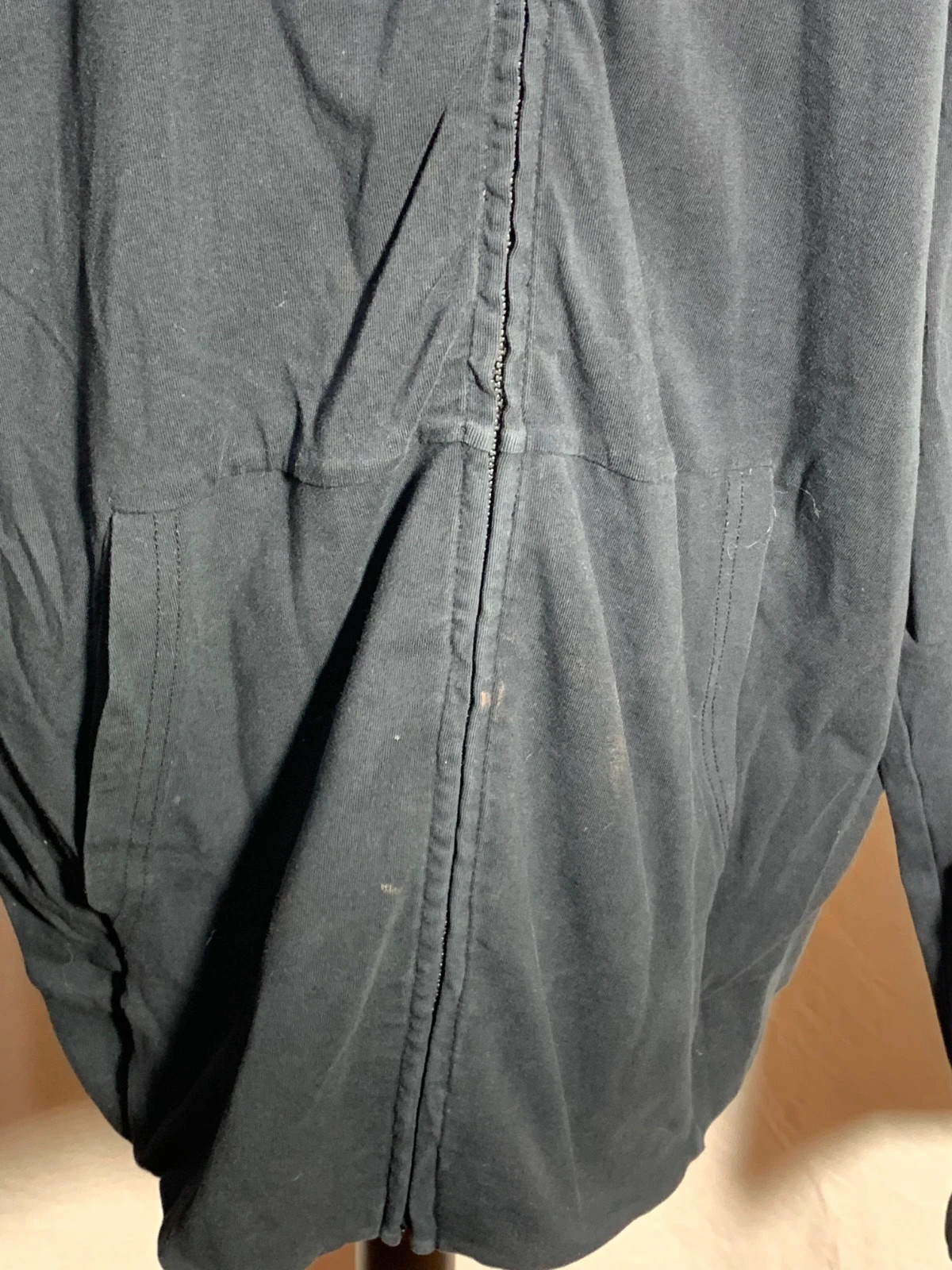 Sudadera negra con capucha y cremallera | Black zip-up hoodie | Freddy Active – Freddy – taille XL / 42 / 14 5