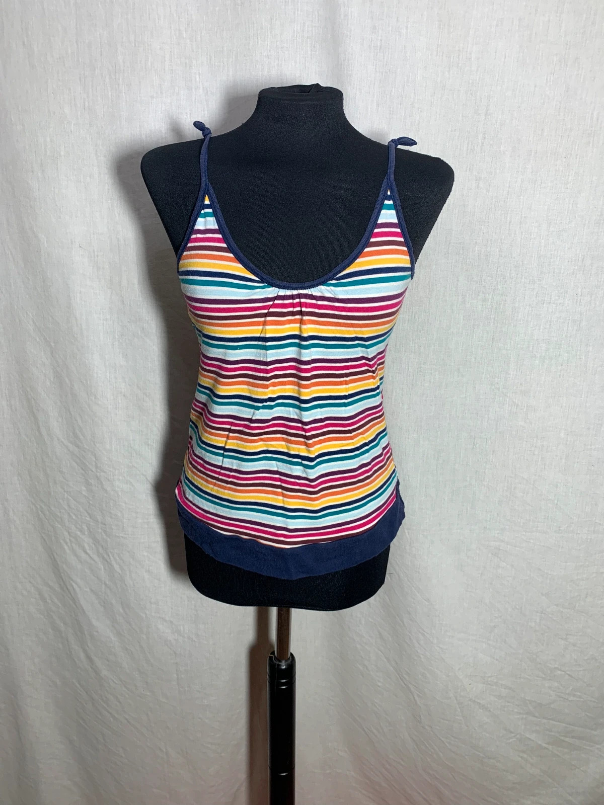 Camiseta de Tirantes a Rayas Multicolor | Multicolored Striped Tank Top | Oysho