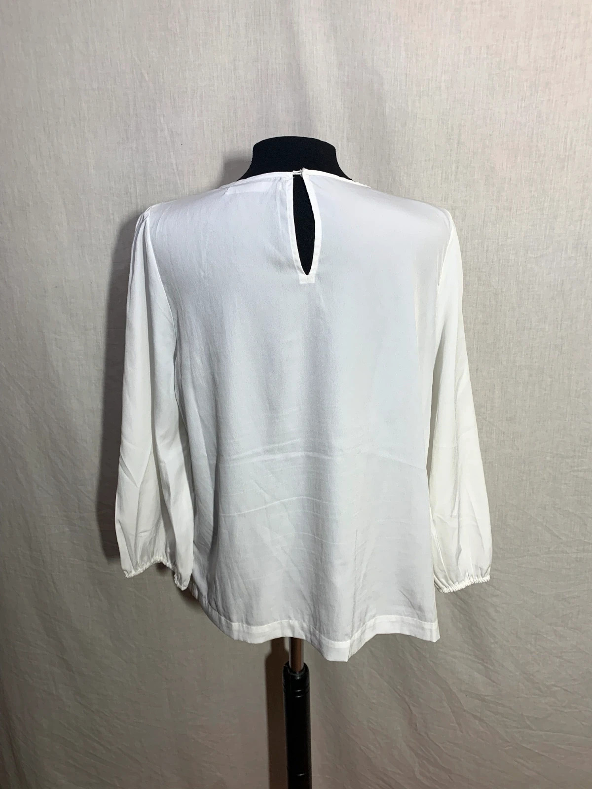 Blusa blanca fluida | White fluid blouse | Sfera – Sfera – taille L / 40 / 12 2