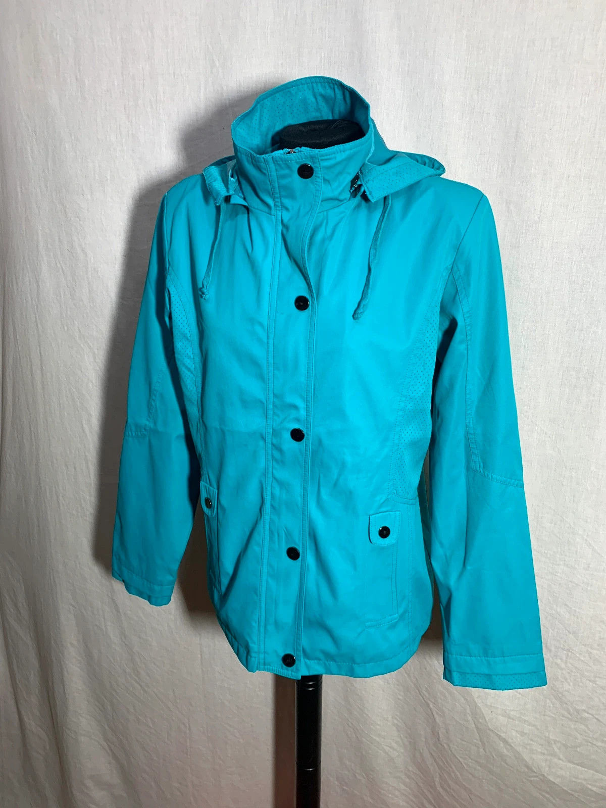 Chaqueta cortavientos azul turquesa | Turquoise blue windbreaker | Fénix – Fenix – taille L / 40 / 12 3