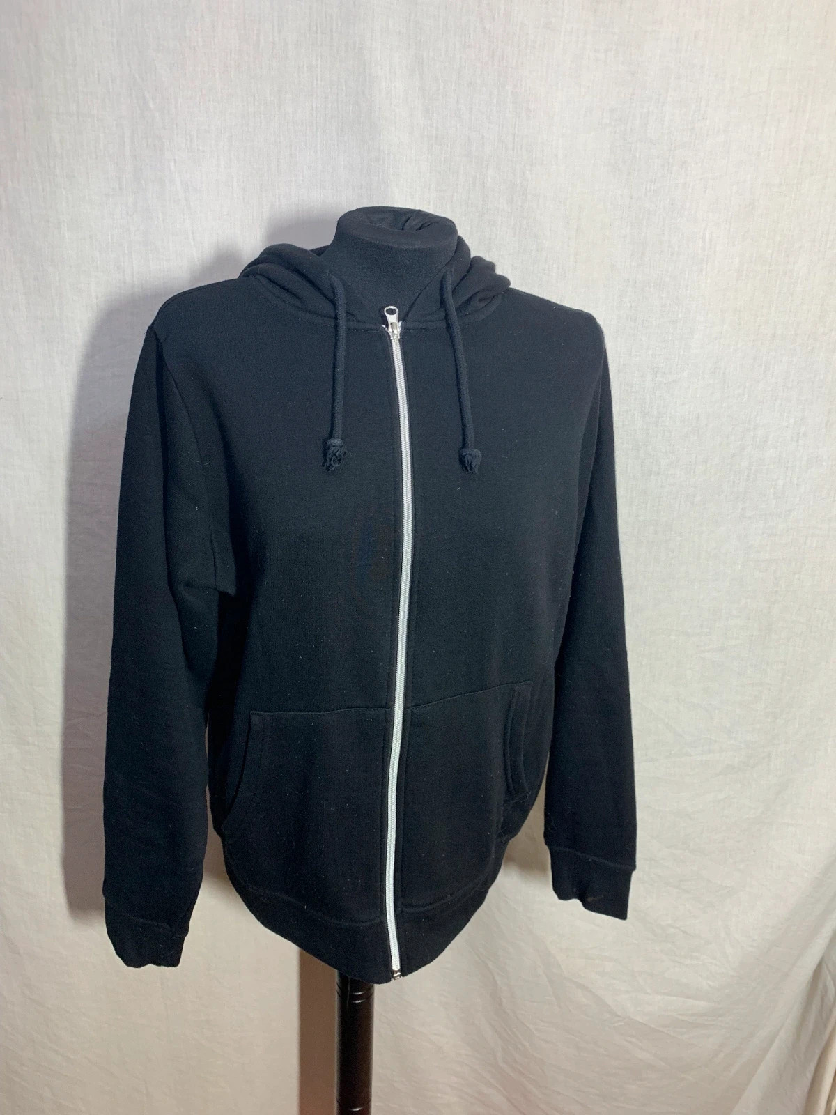 Sudadera negra con cremallera y capucha | Black zip-up hoodie | Primark – Primark – taille M / 38 / 10 4