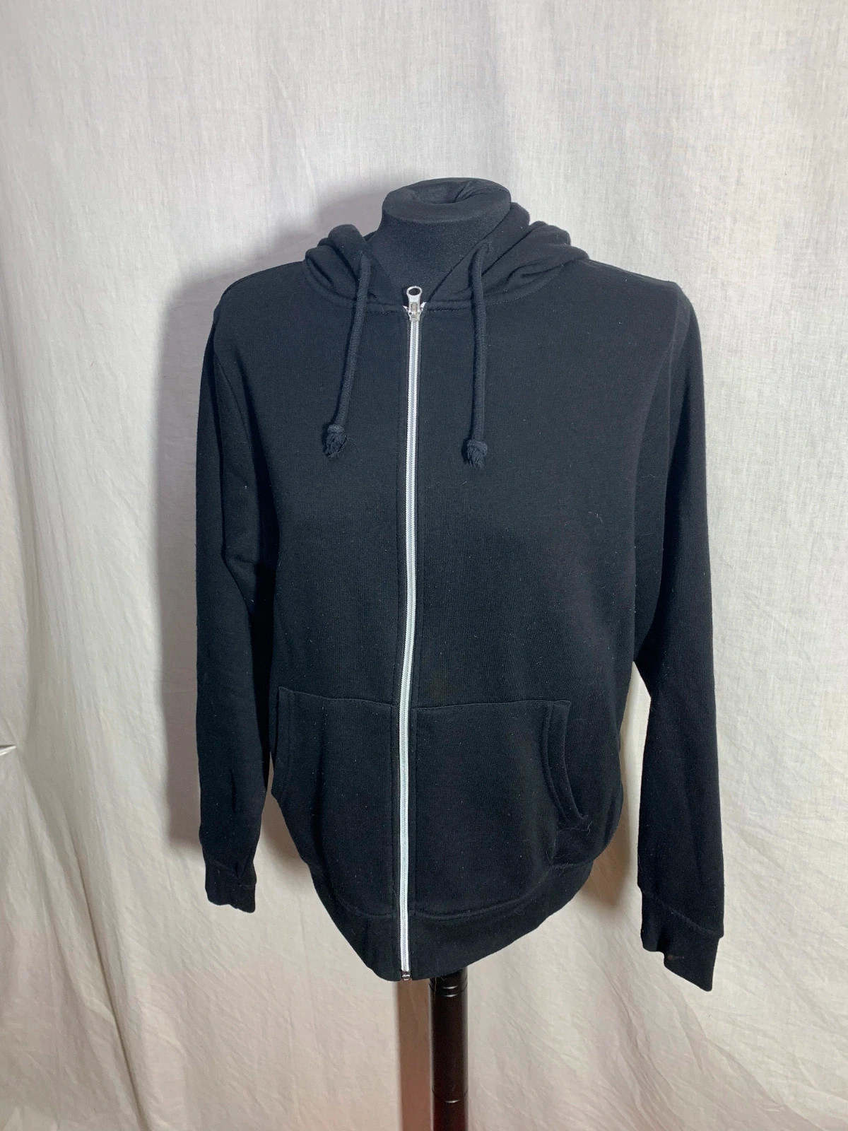 Sudadera negra con cremallera y capucha | Black zip-up hoodie | Primark – Primark – taille M / 38 / 10 3