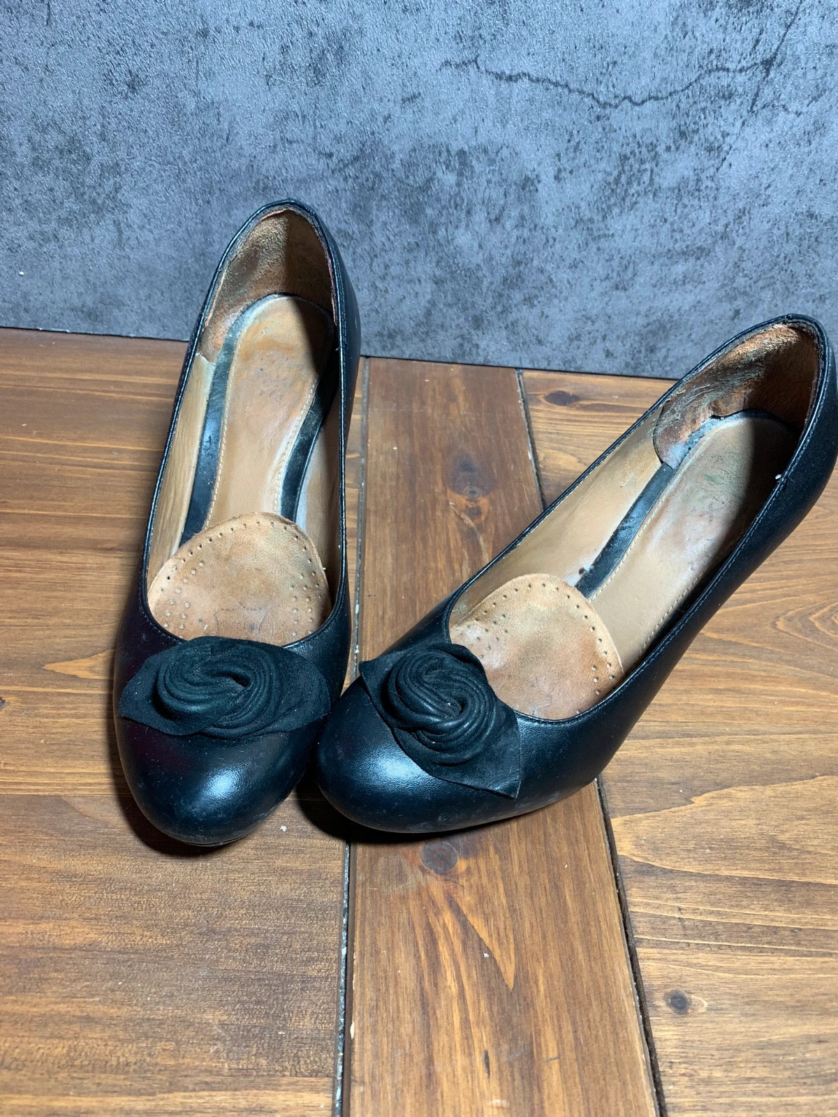 Zapato de tacón negro detalle flor | Black flower detail heels | Geox – Geox – taille 37 3