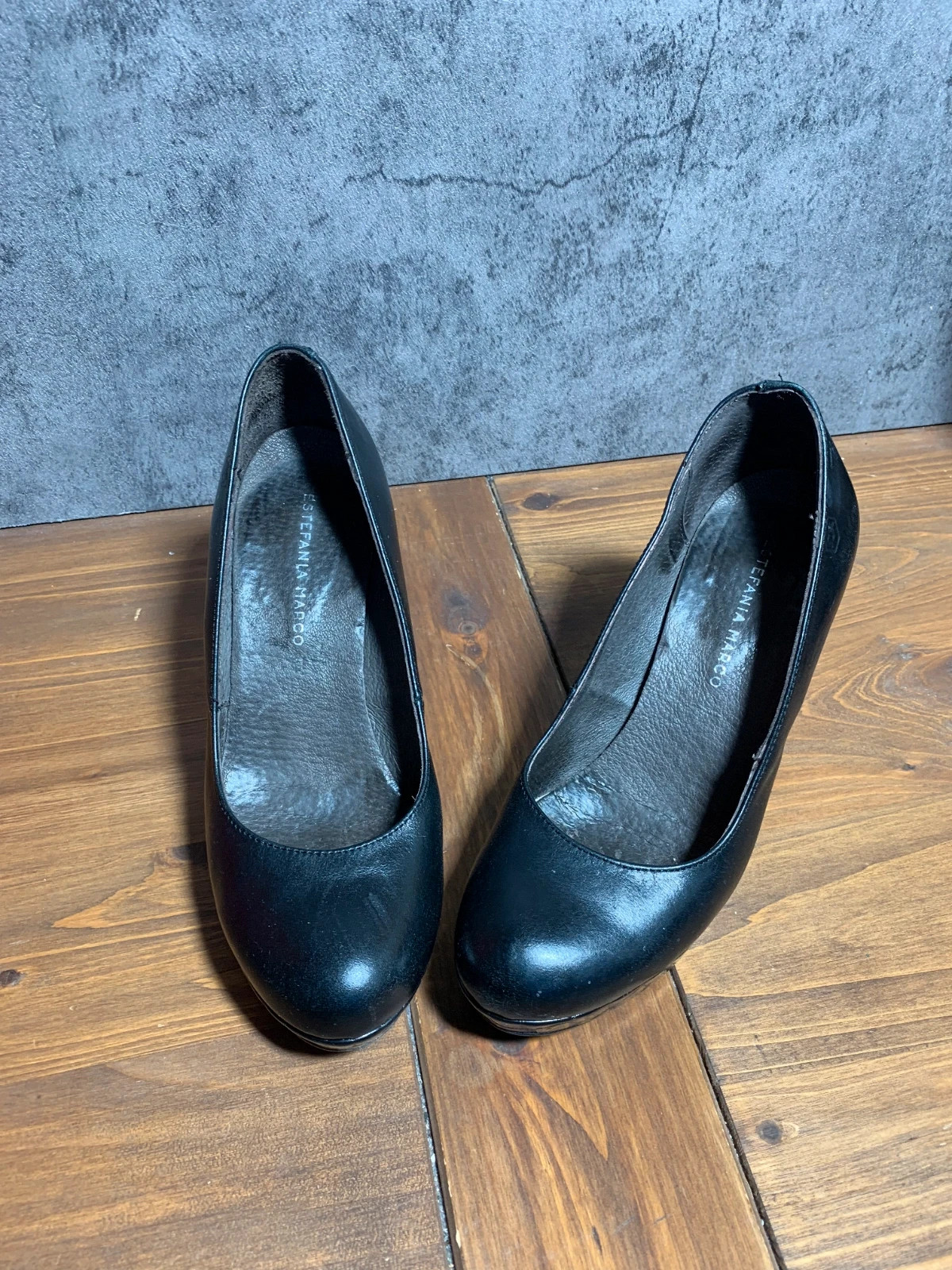 Zapatos de tacón negros efecto cocodrilo | Black crocodile-effect heels | Estefania Marco – Fashion – taille 36 2