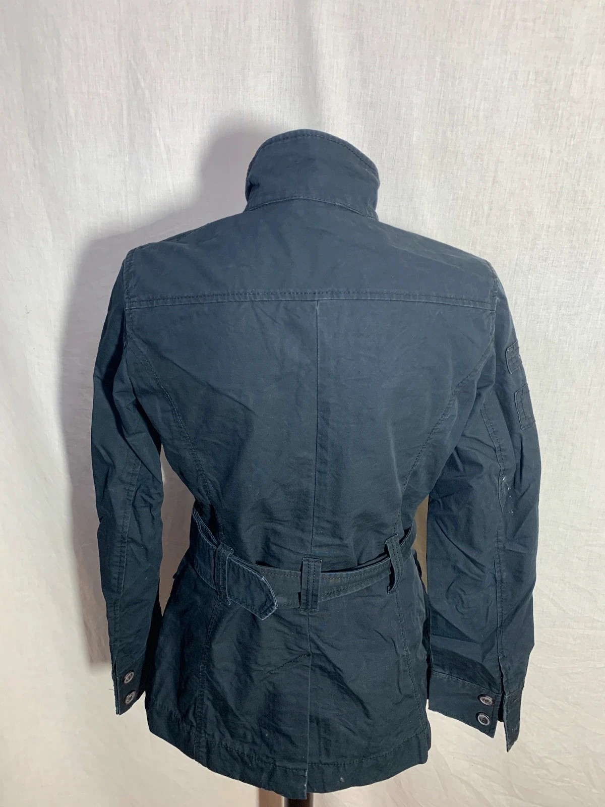 Chaqueta sahariana azul marino | Navy blue field jacket | Benetton – United Colors of Benetton – taille L / 40 / 12 3